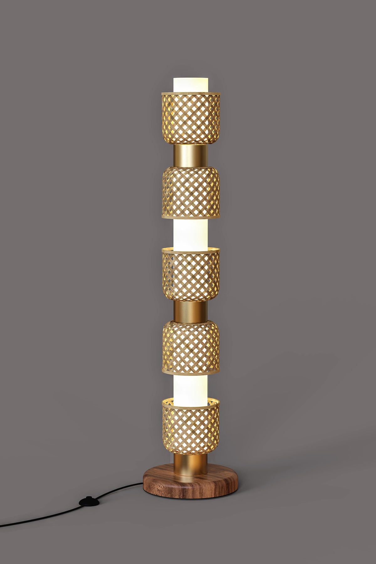 Mianzi Metamorphosis Floor Bamboo Natural Lamp DDDDD