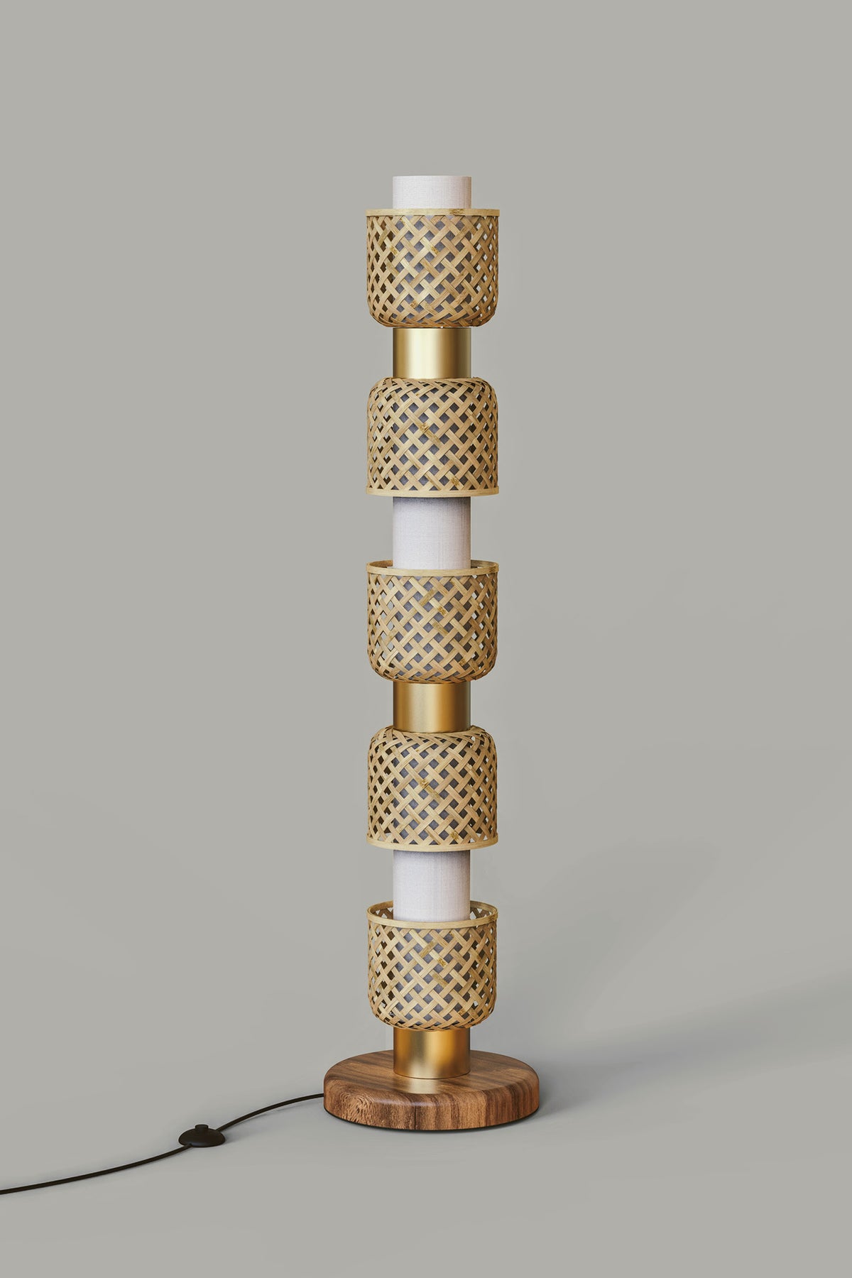 Mianzi Metamorphosis Floor Bamboo Natural Lamp DDDDD