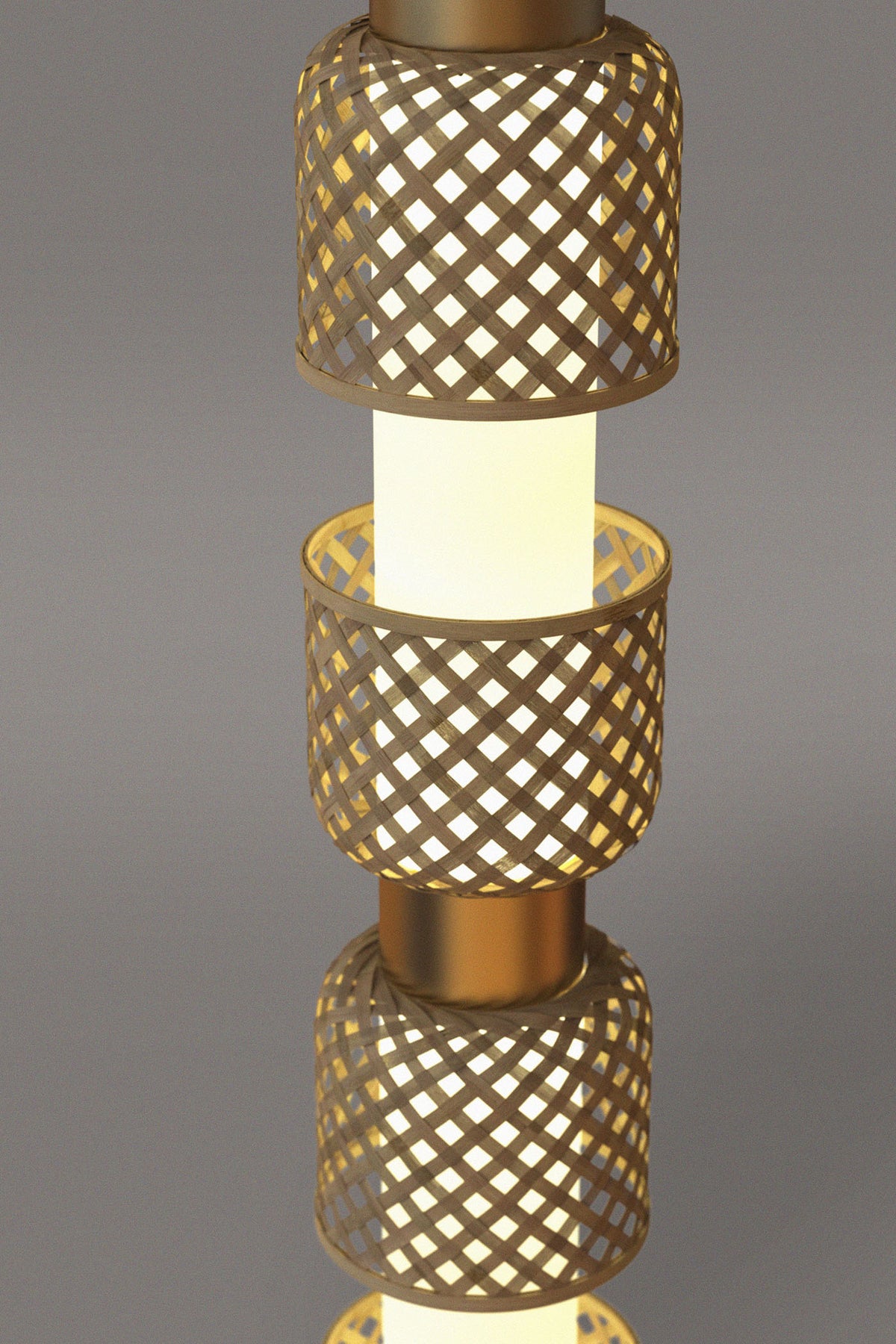 Mianzi Metamorphosis Floor Bamboo Natural Lamp DDDDD