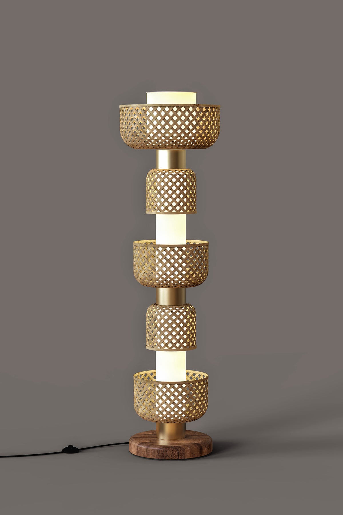 Mianzi Metamorphosis Floor Bamboo Natural Lamp ADBDB