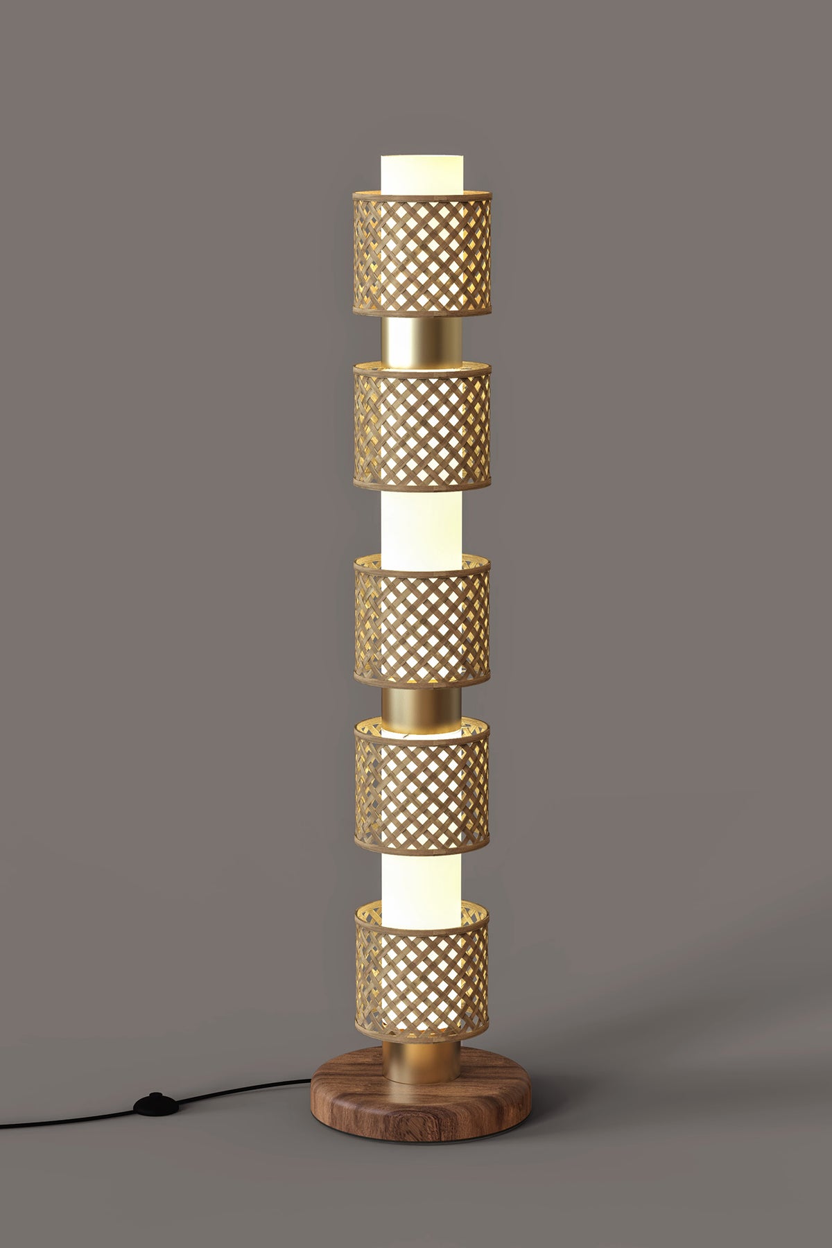 Mianzi Metamorphosis Floor Bamboo Natural Lamp HHHHH