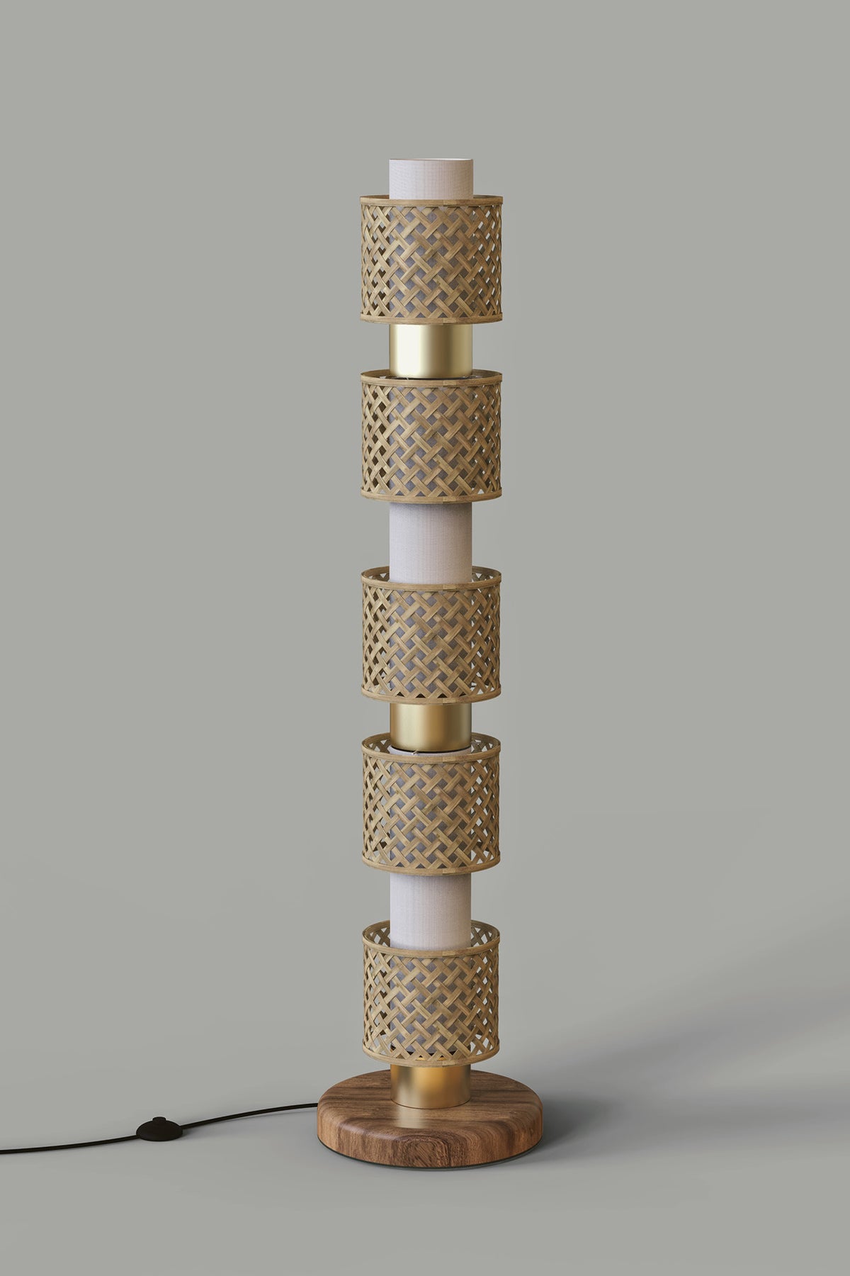 Mianzi Metamorphosis Floor Bamboo Natural Lamp HHHHH