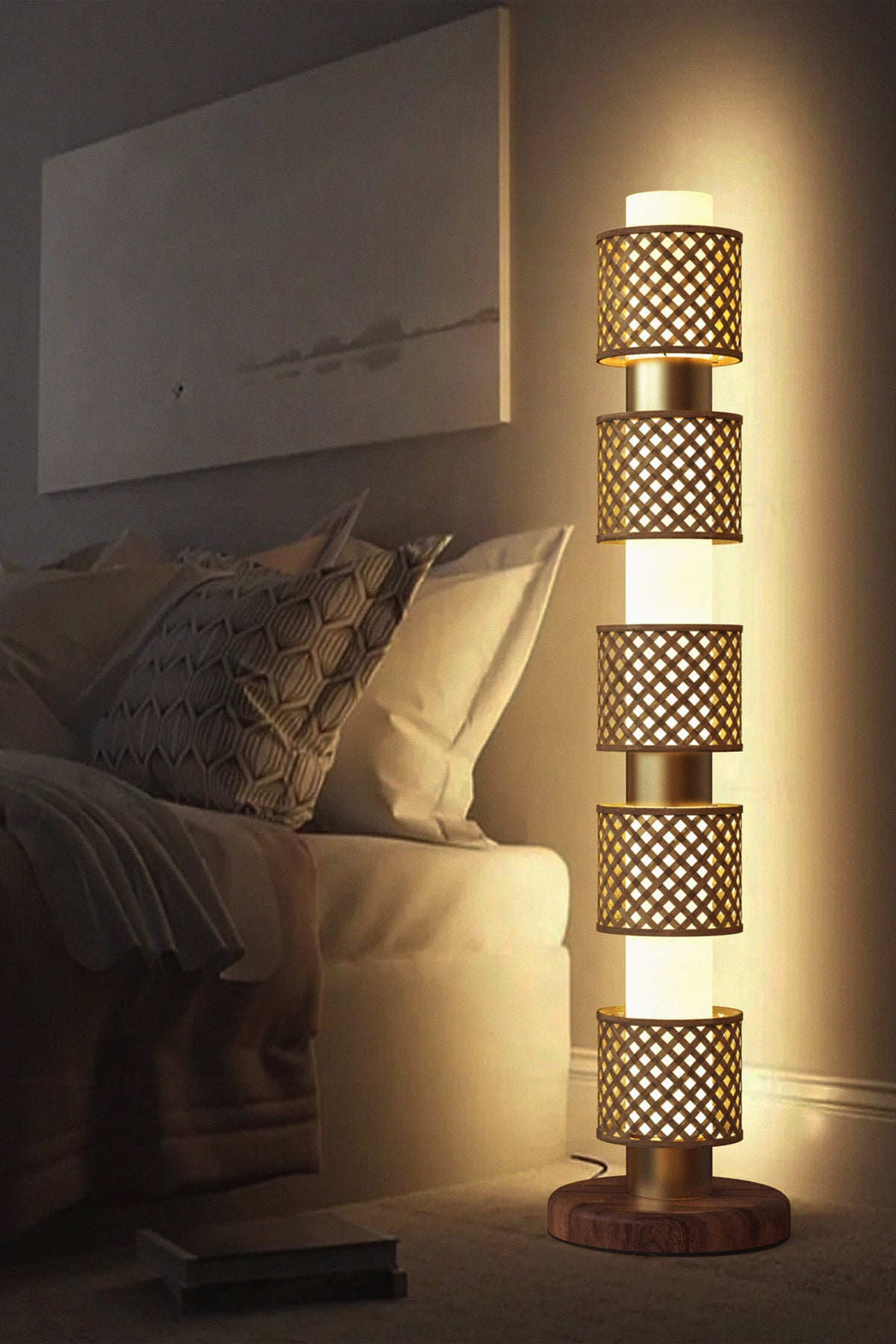 Mianzi Metamorphosis Floor Bamboo Natural Lamp HHHHH