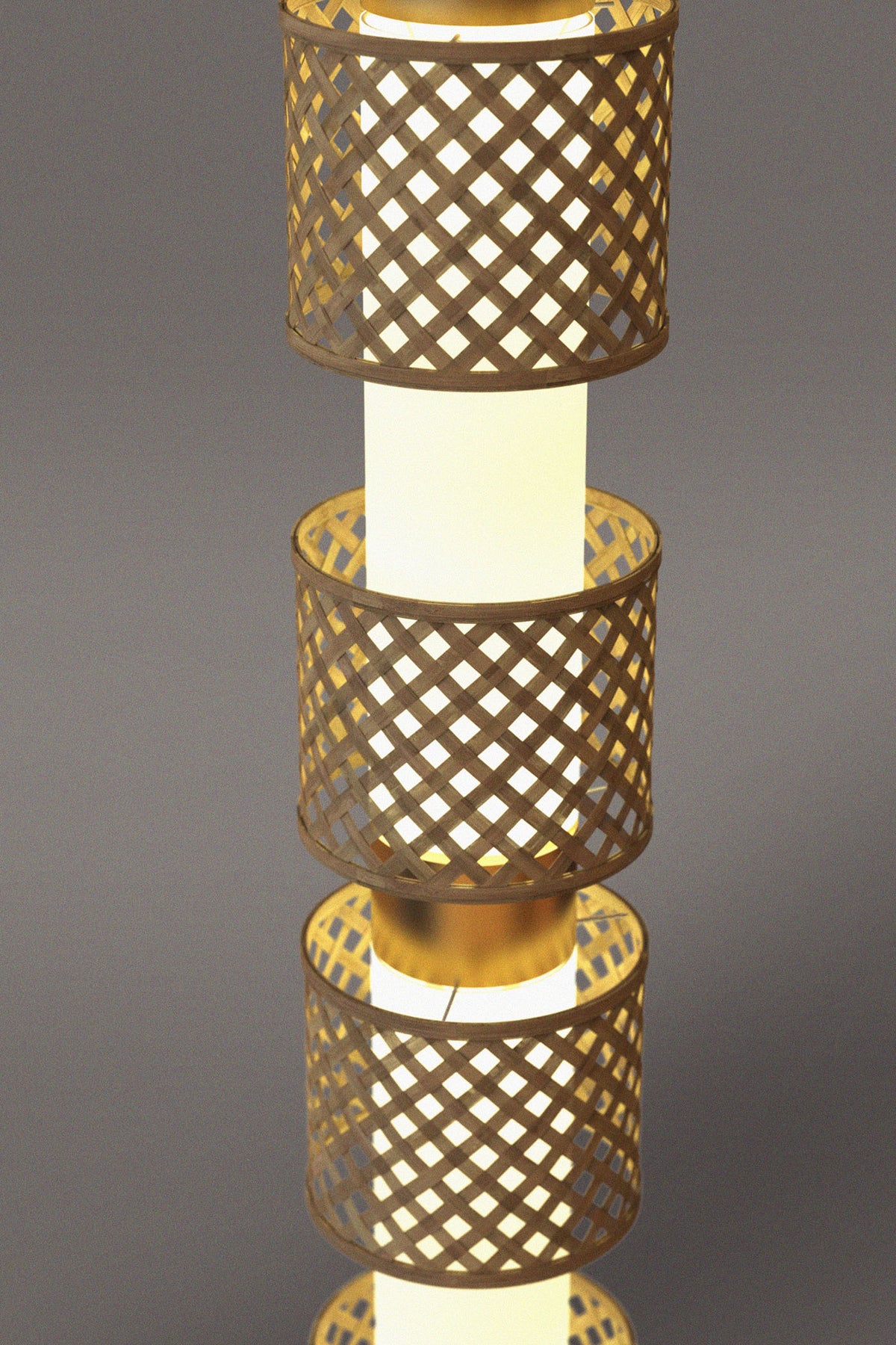 Mianzi Metamorphosis Floor Bamboo Natural Lamp HHHHH