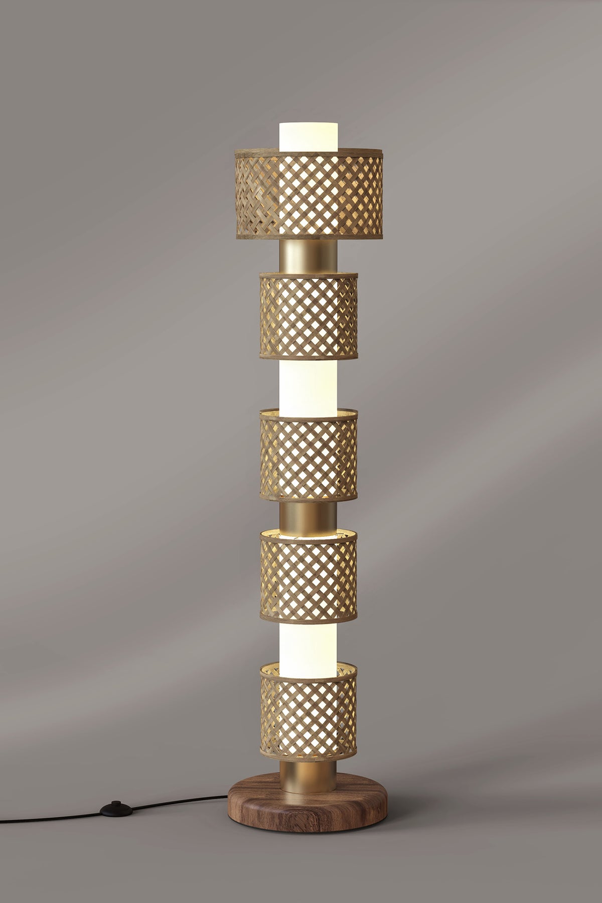 Mianzi Metamorphosis Floor Bamboo Natural Lamp FHHHH