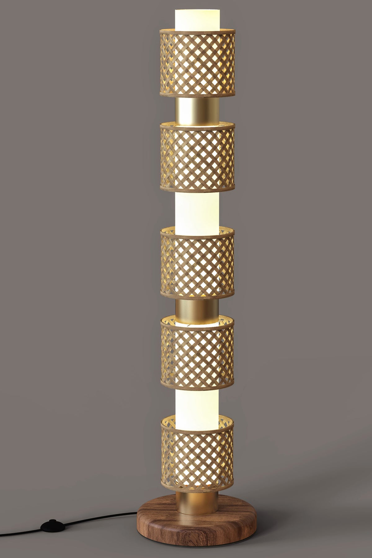 Mianzi Metamorphosis Floor Bamboo Natural Lamp HHHHH