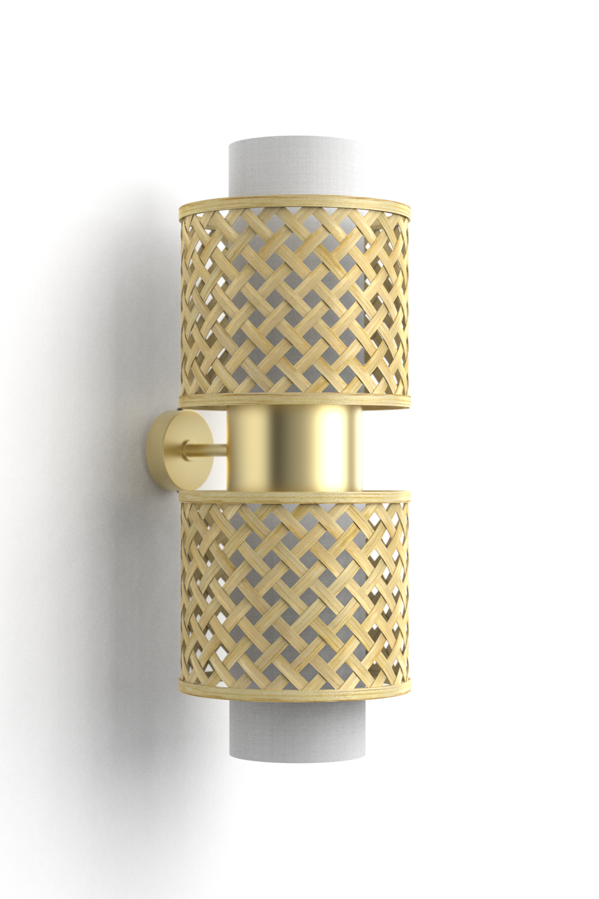 Mianzi Metamorphosis Bamboo Natural Wall Lamp HH