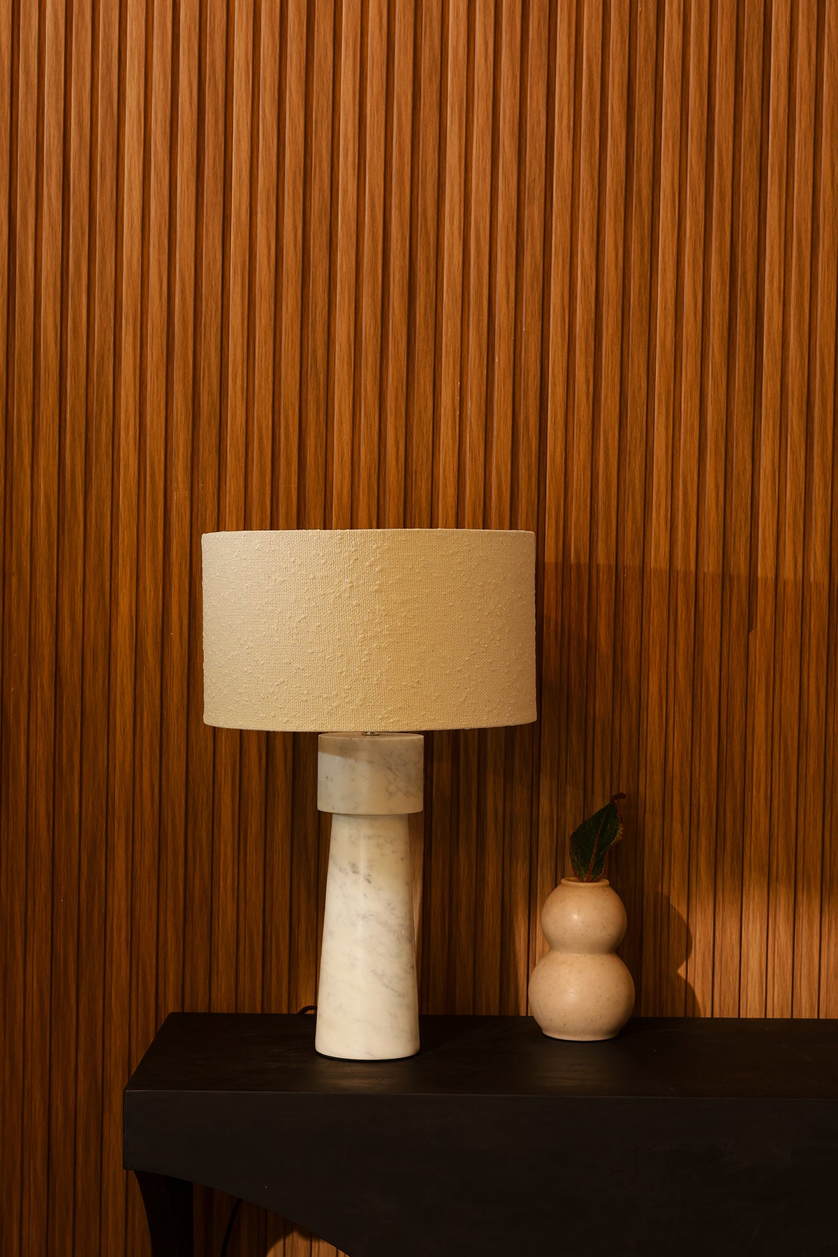 Loam Marble - P. White Natural Lamp