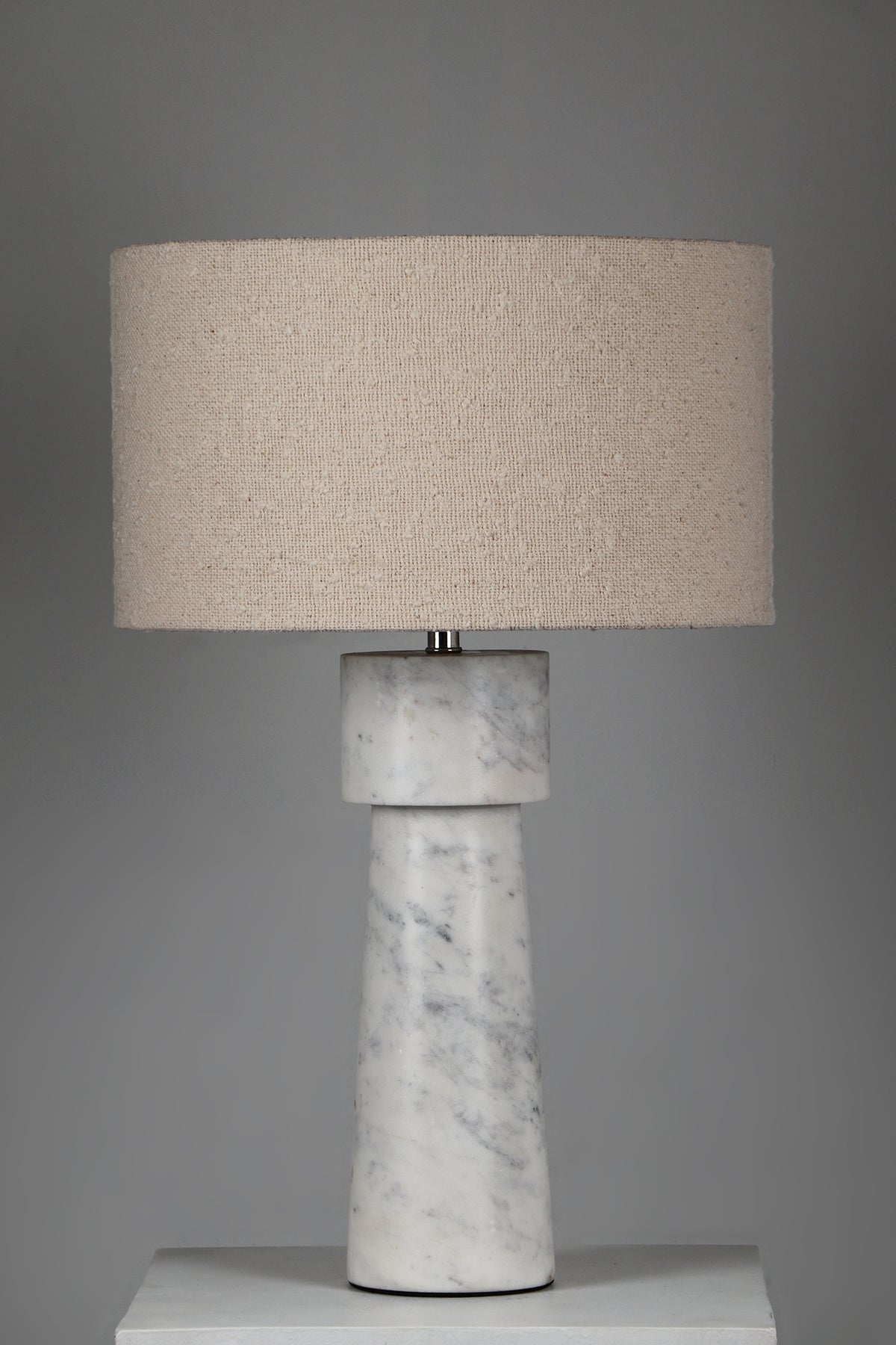 Loam Marble - P. White Natural Lamp