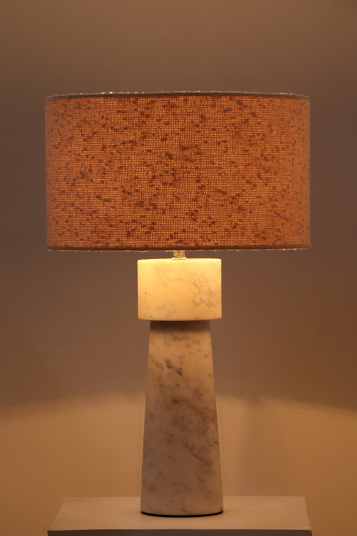 Loam Marble - P. White Natural Lamp