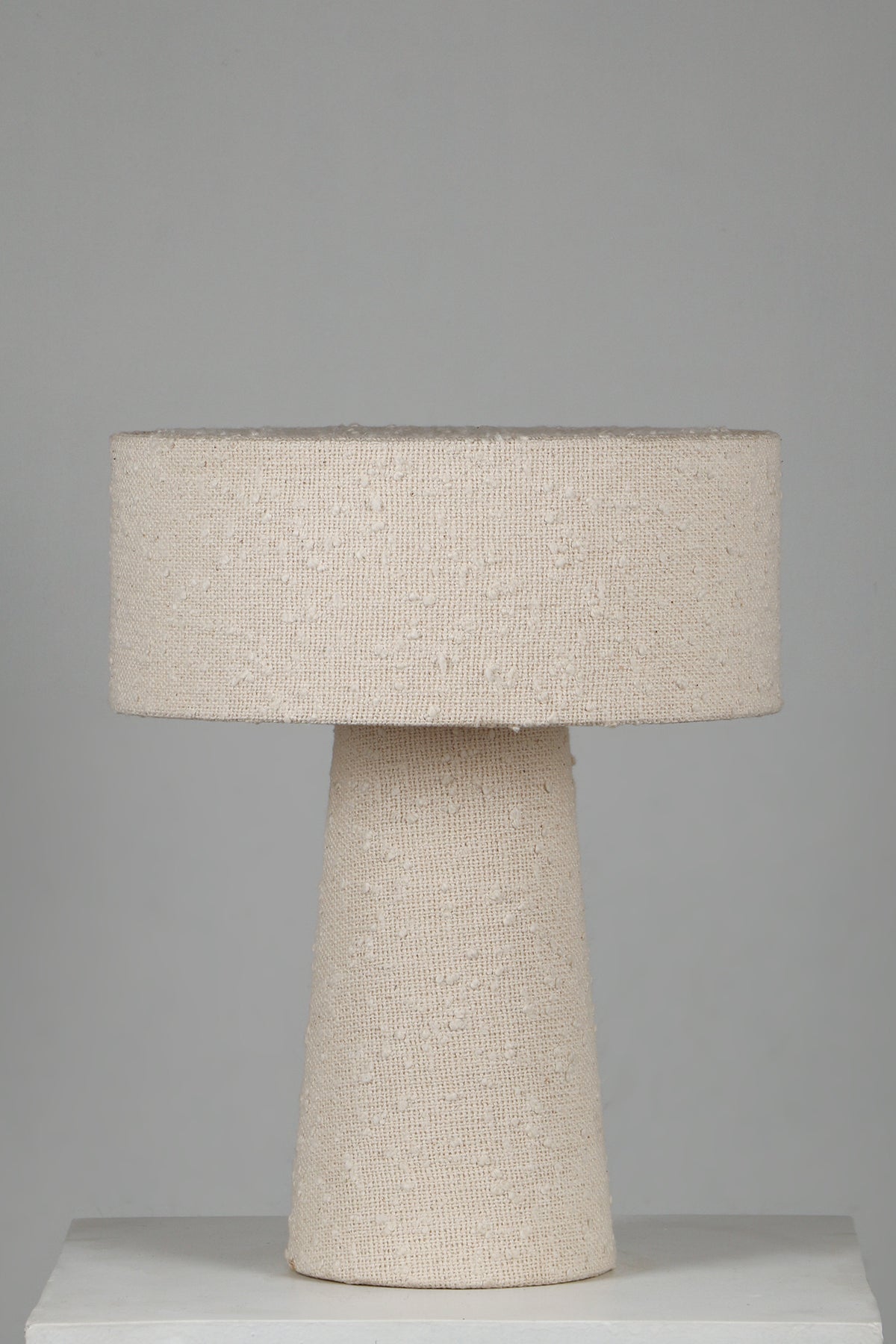 Opal Fabric Natural Lamp