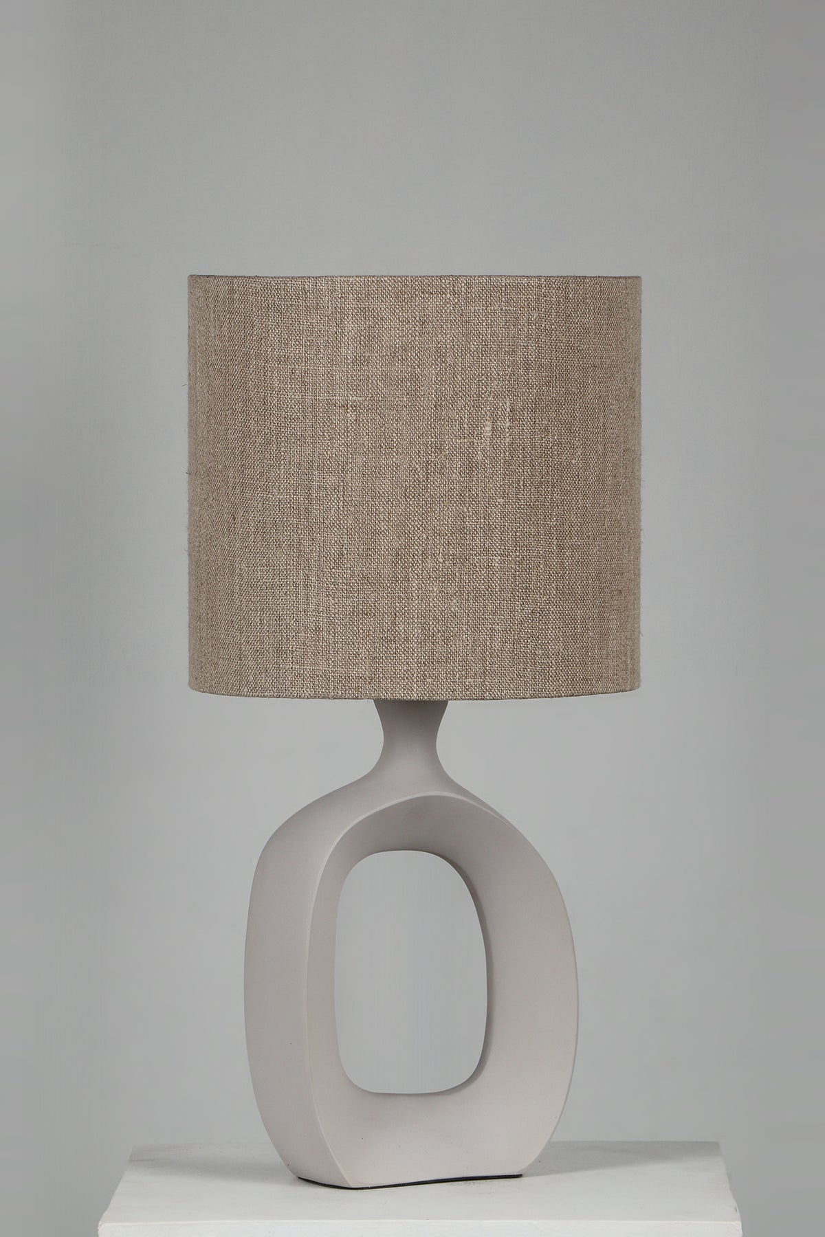 Silenzio Aluminium Beige Lamp