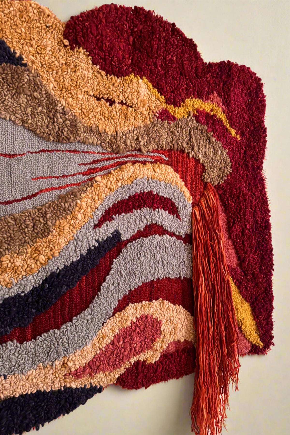 Flame & Flow 100% New Zealand Wool Wall Rug