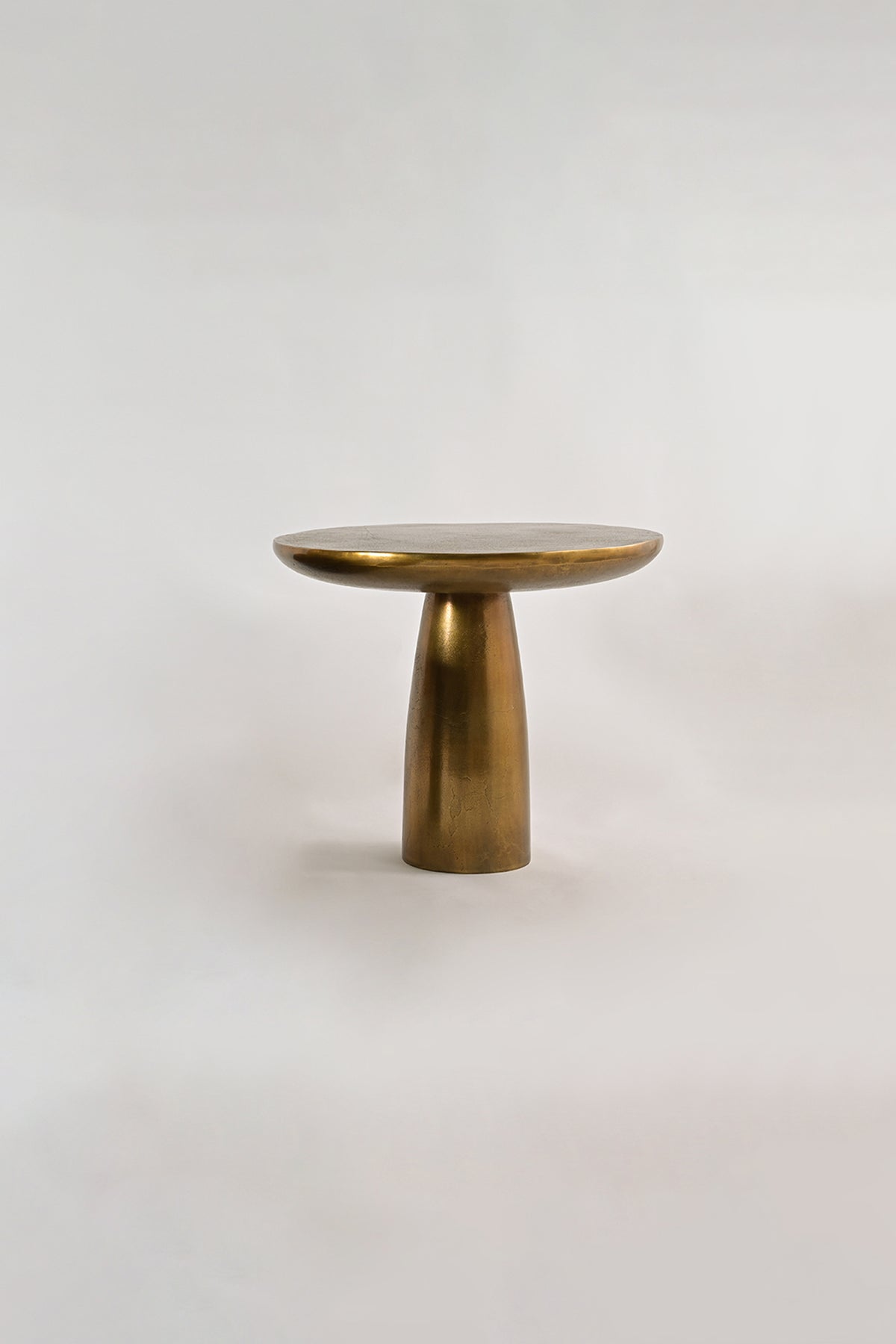 Ishira Side Cast Aluminium Gold Table