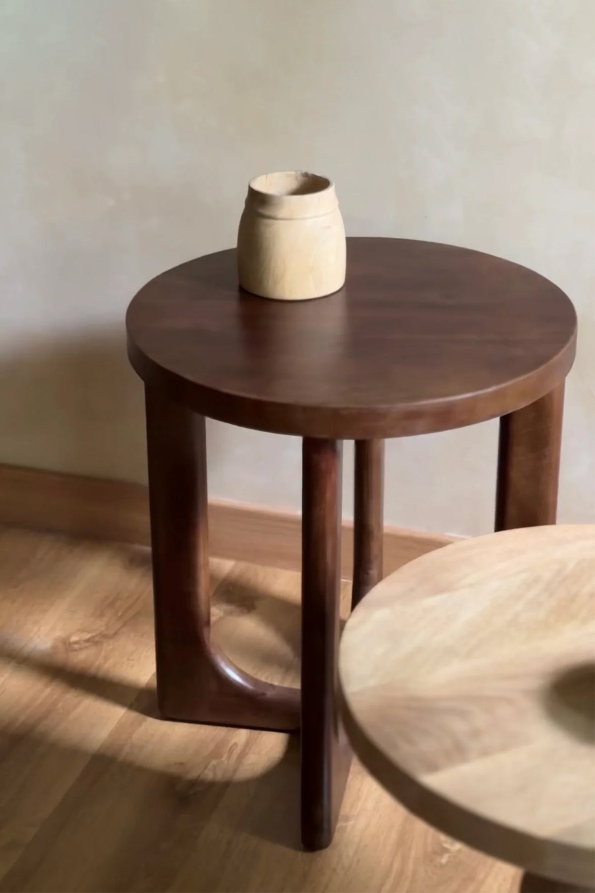Jacques Mango Wood Teak Finish Night Stand