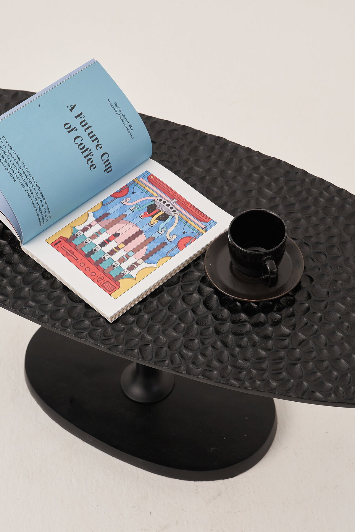 Hive Coffee Cast Aluminium Matte black Table