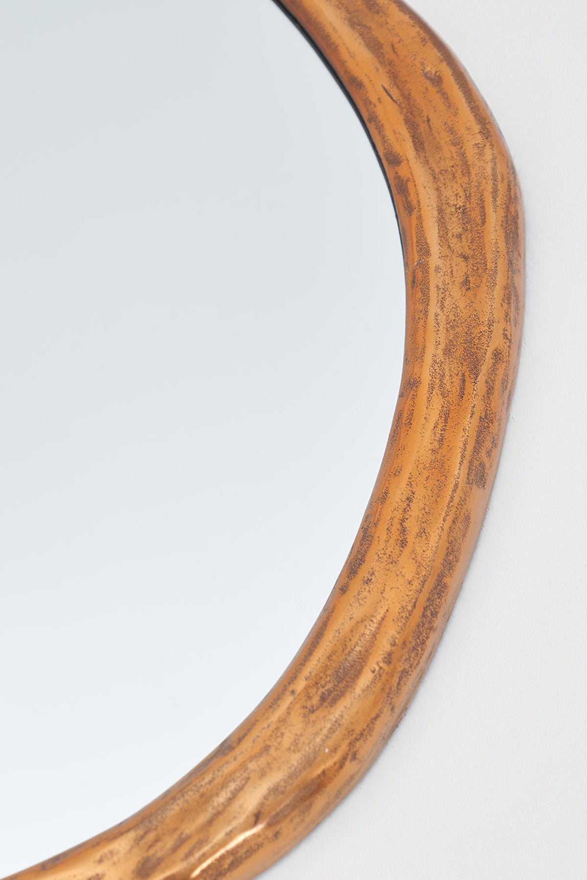 Rizzo Glass Brass Mirror