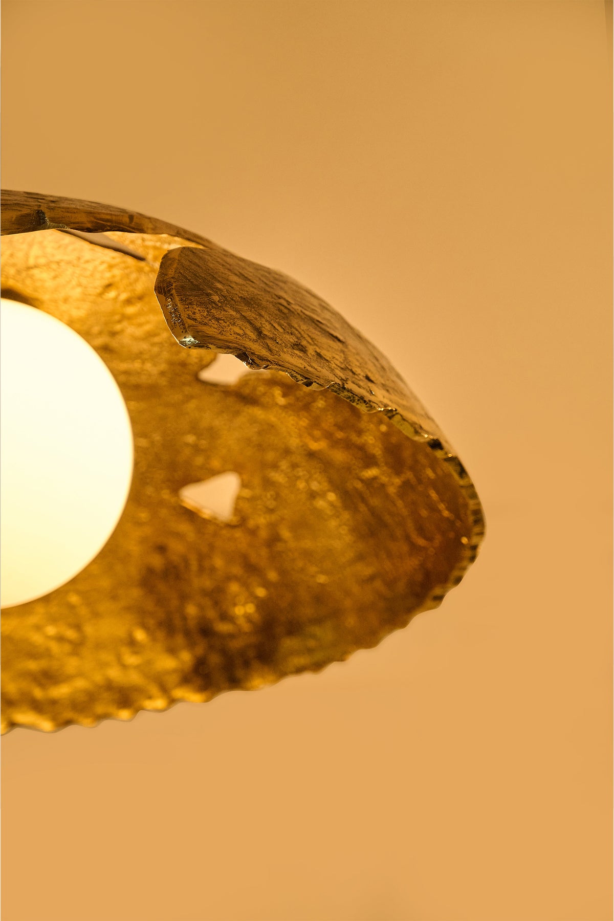 Harvest Moon Cast Aluminium - Antique Brass Finish Antique Brass Pendant Light