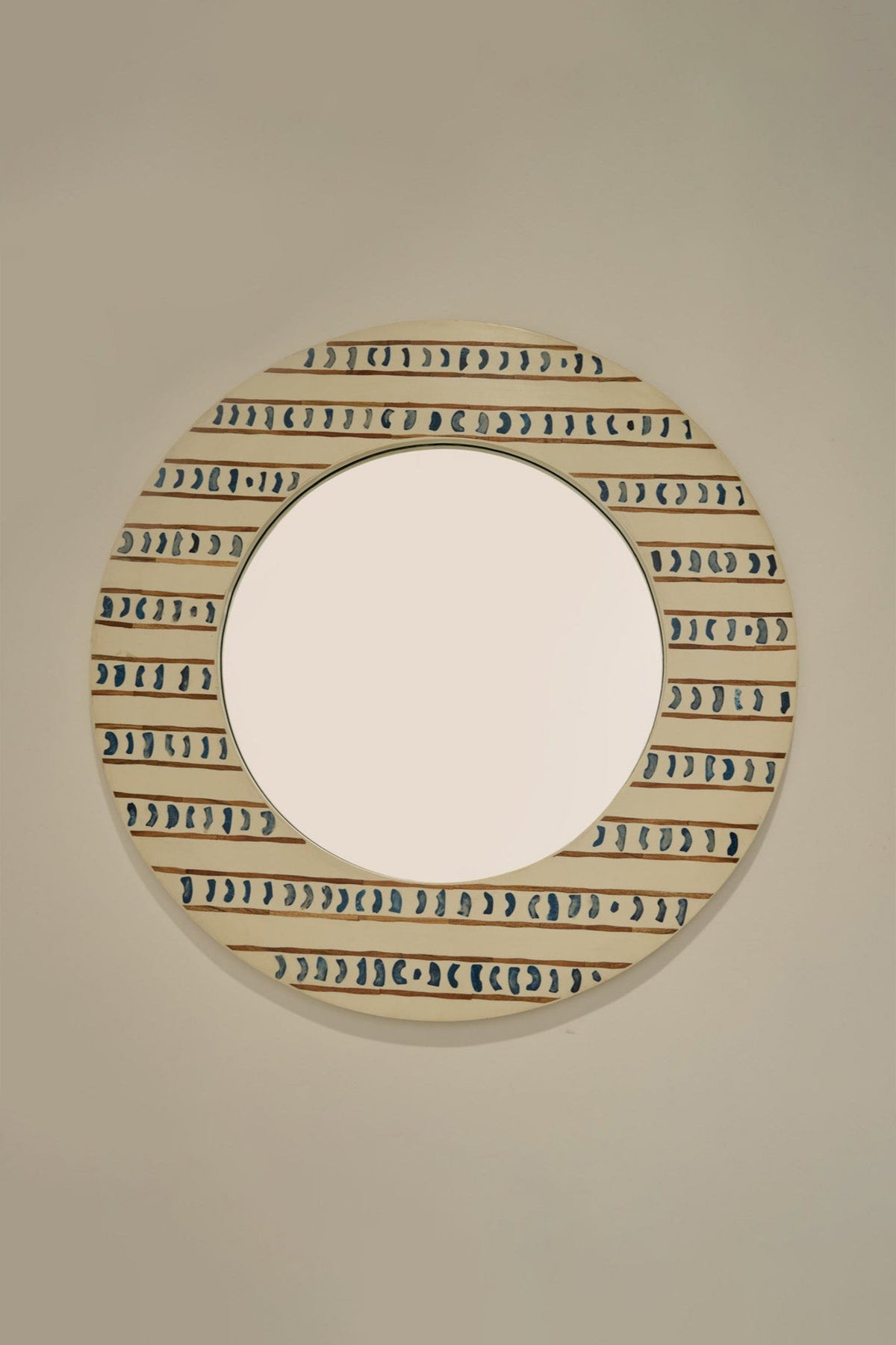 Sambhal Bone inlay Blue Mirror