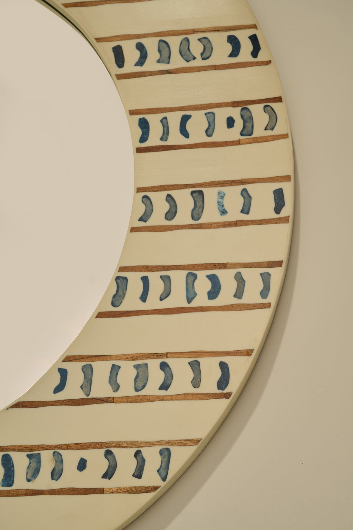Sambhal Bone inlay Blue Mirror