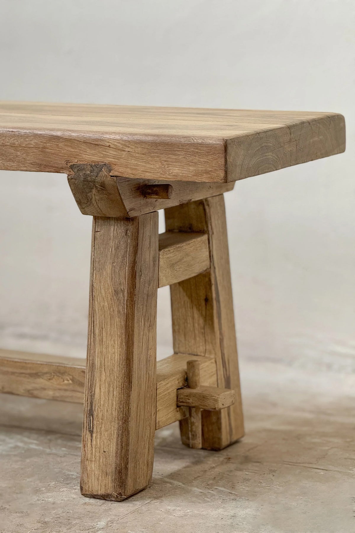 Marcel Reclaimed Saalwood Bleach Finish Bench
