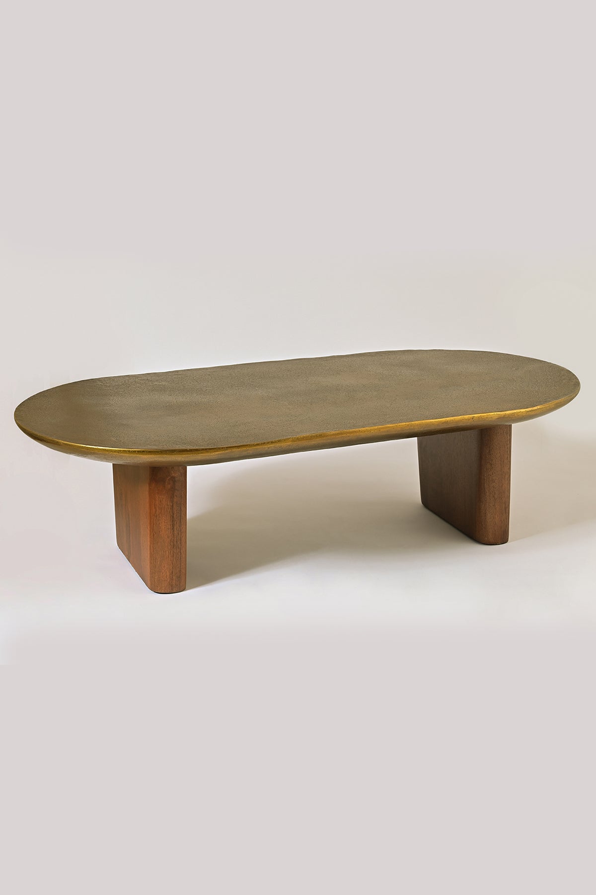 Mir Coffee Cast Aluminiun Gold Table