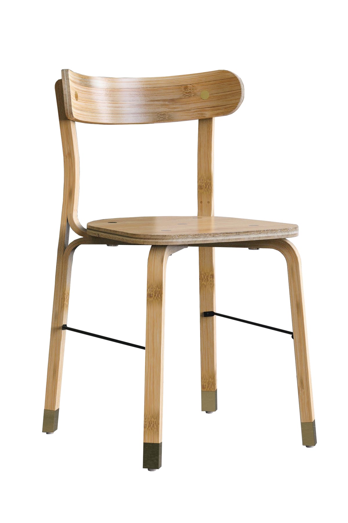 Mianzi Mocha Bamboo Natural Chair (Coffee Chair)