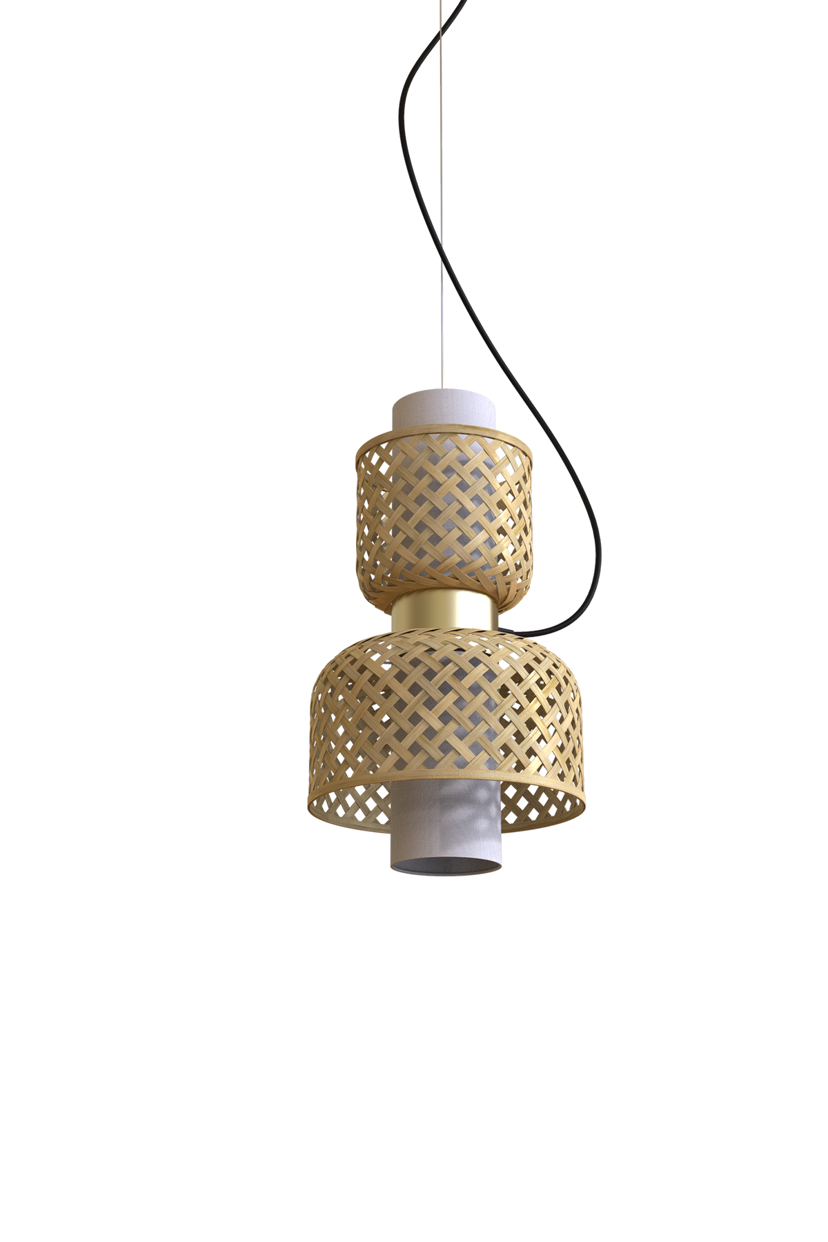 Mianzi Metamorphosis Pendant Bamboo Natural Lamp H-016DB
