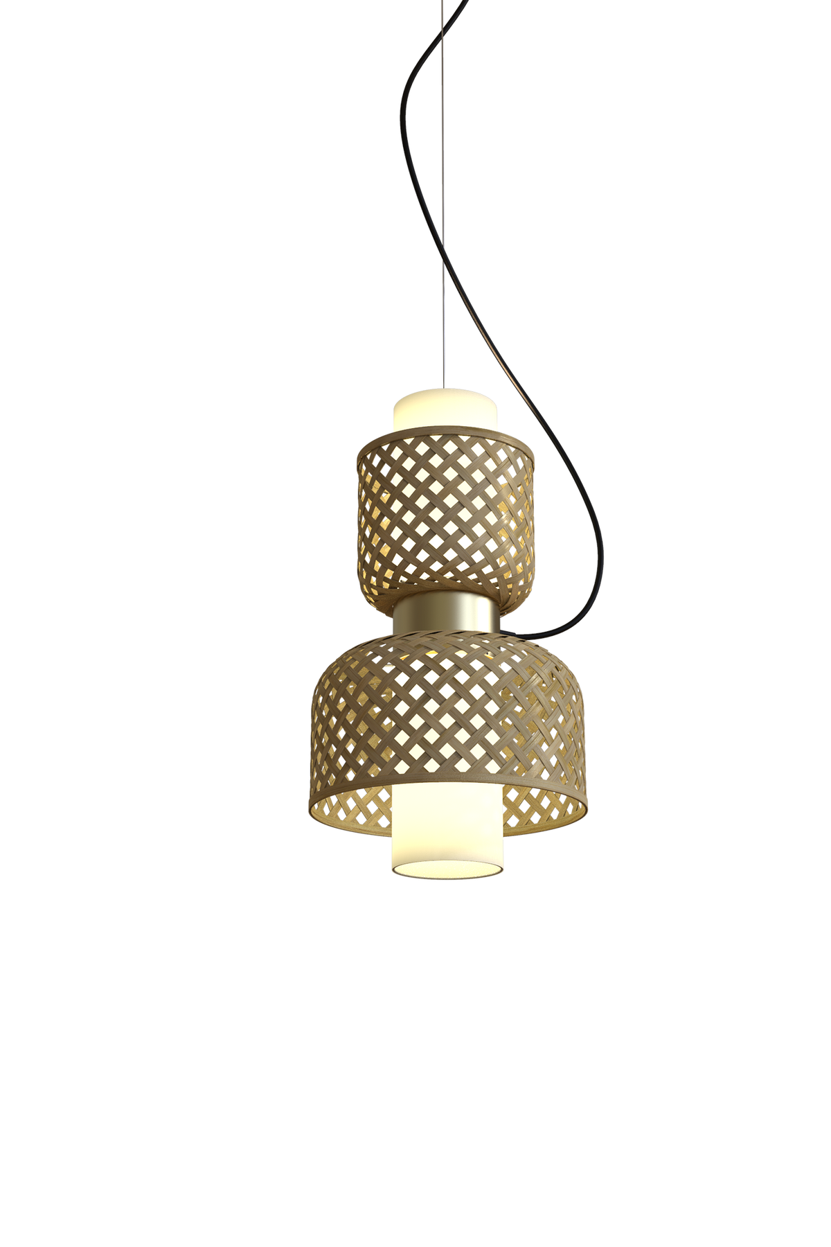 Mianzi Metamorphosis Pendant Bamboo Natural Lamp H-016DB