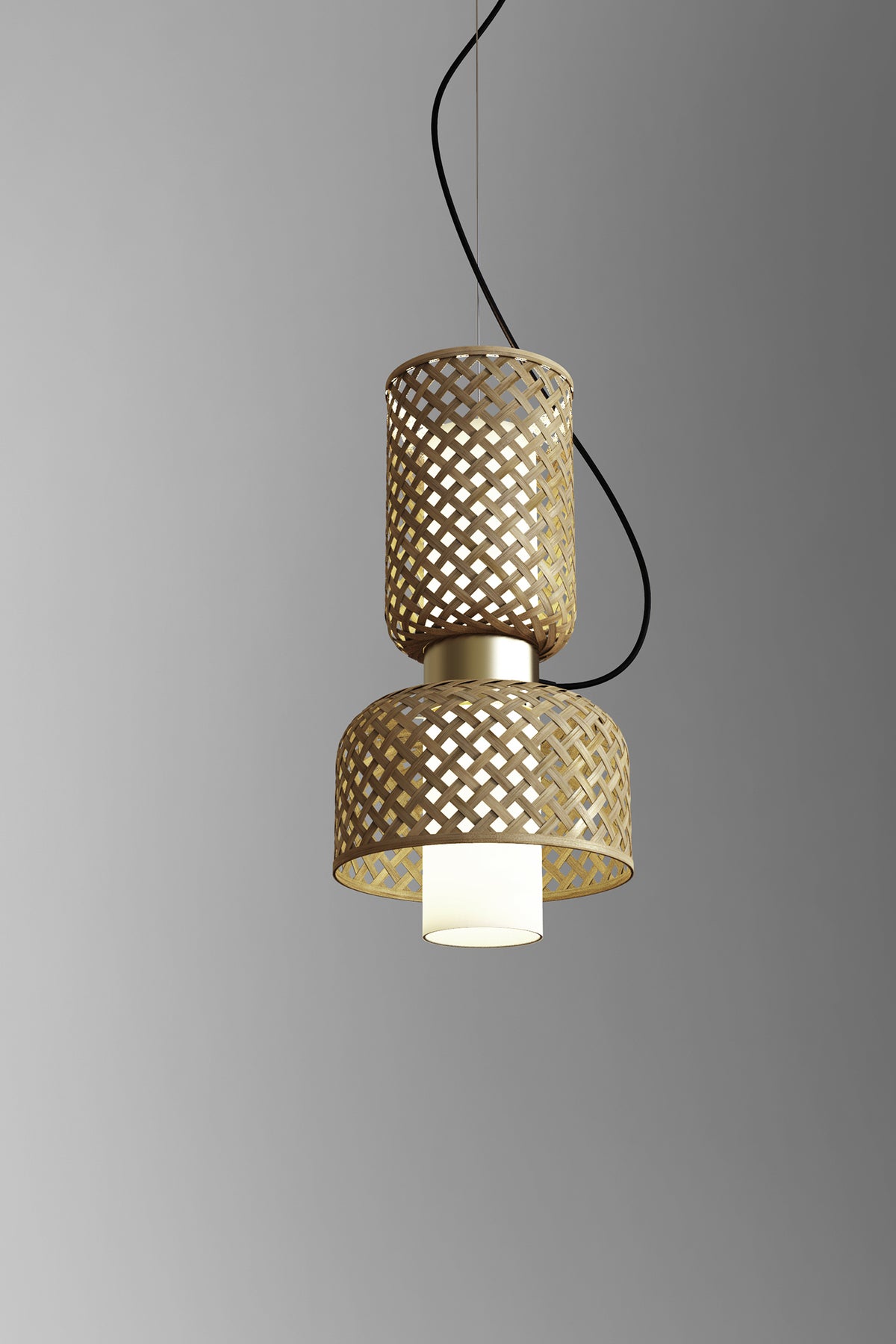 Mianzi Metamorphosis Pendant Bamboo Natural Lamp H-012CB