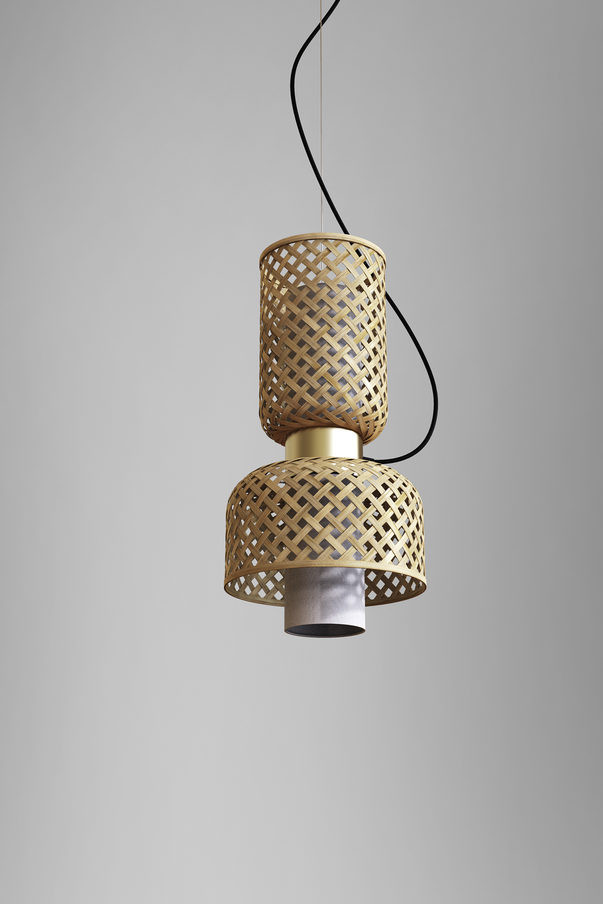 Mianzi Metamorphosis Pendant Bamboo Natural Lamp H-012CB