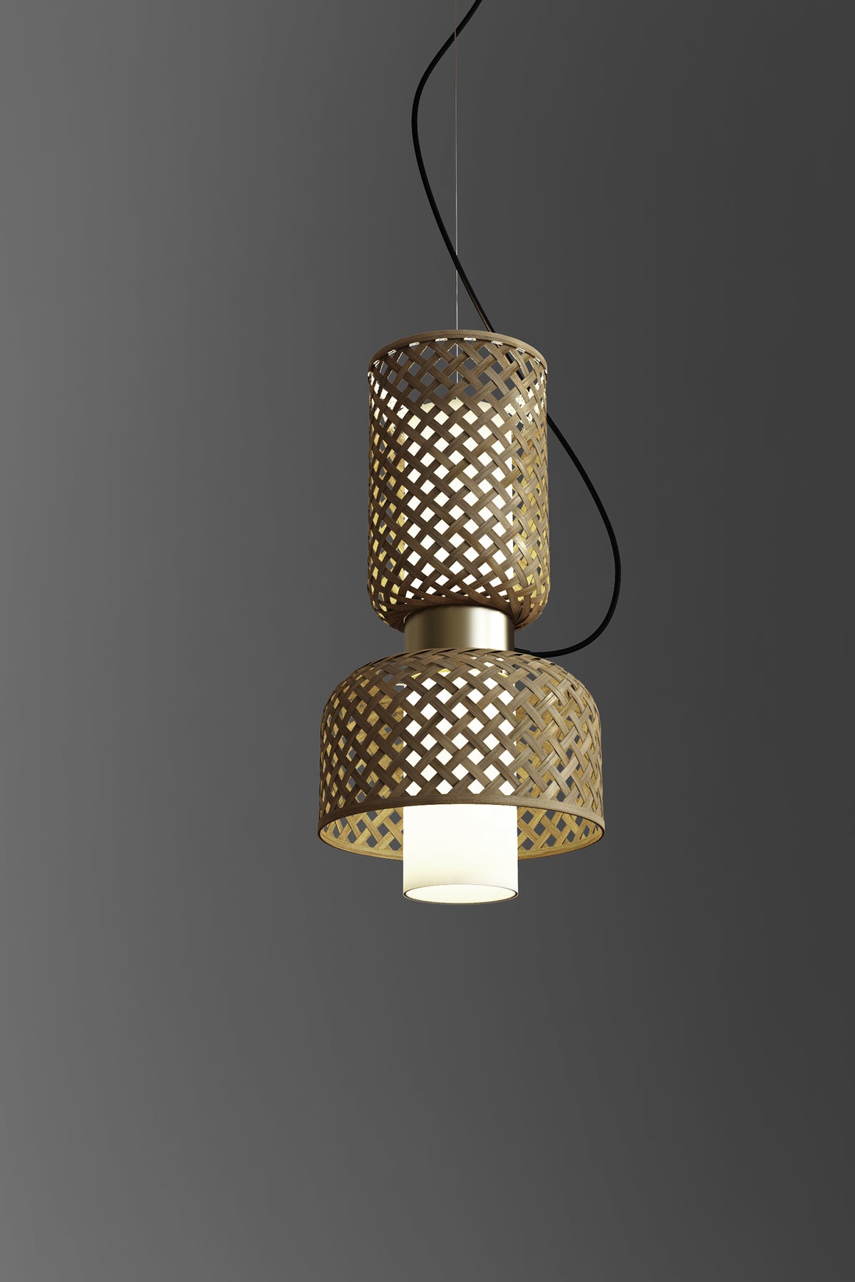 Mianzi Metamorphosis Pendant Bamboo Natural Lamp H-012CB