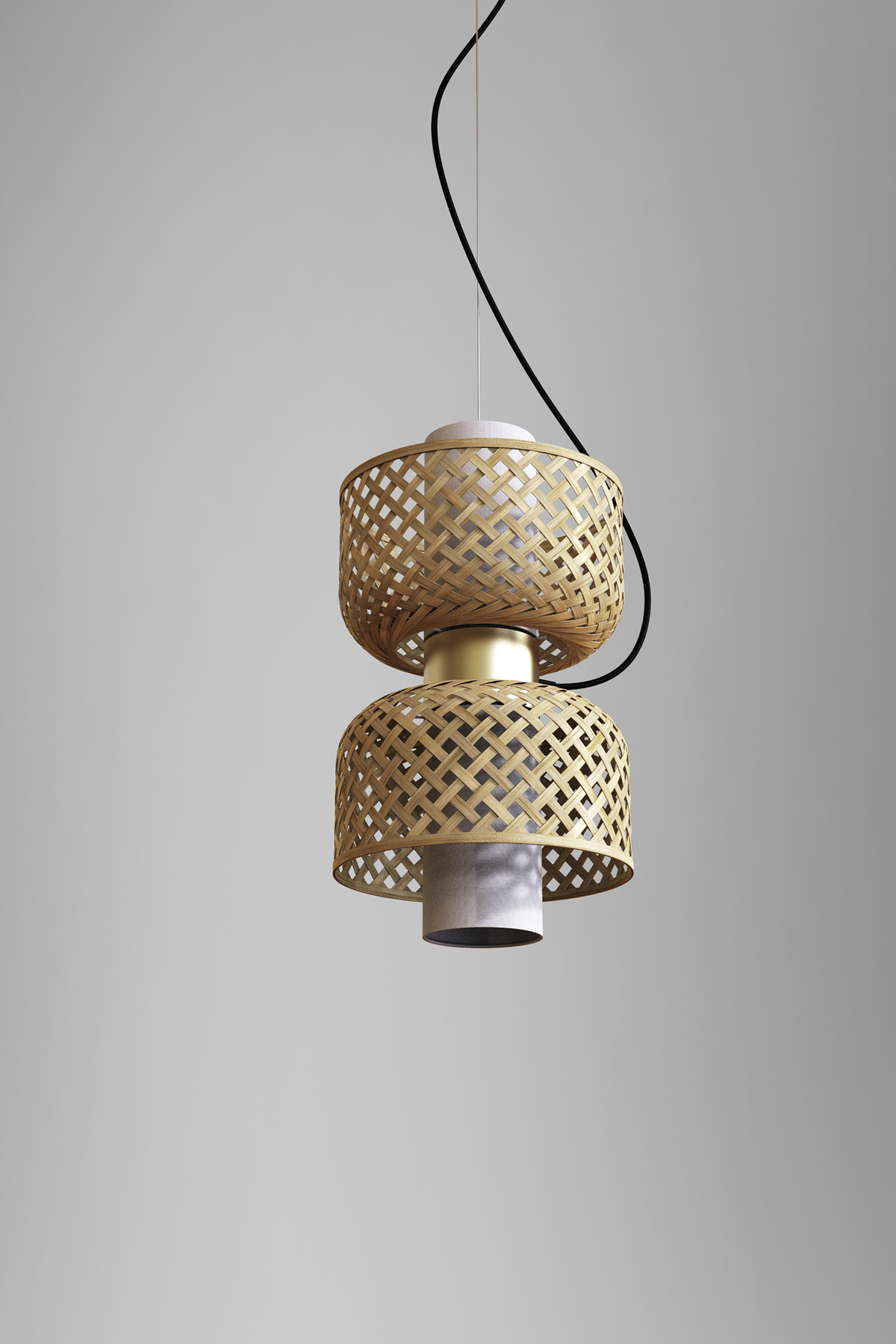 Mianzi Metamorphosis Pendant Bamboo Natural Lamp H-008BB