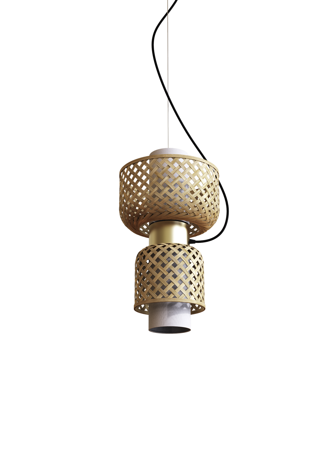 Mianzi Metamorphosis Pendant Bamboo Natural Lamp H-010BD