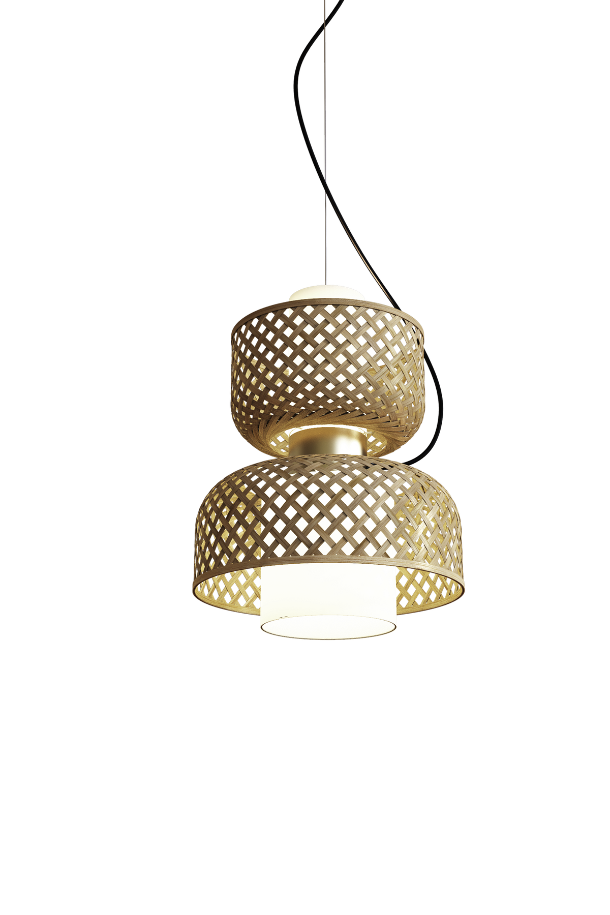 Mianzi Metamorphosis Pendant Bamboo Natural Lamp H-007BA