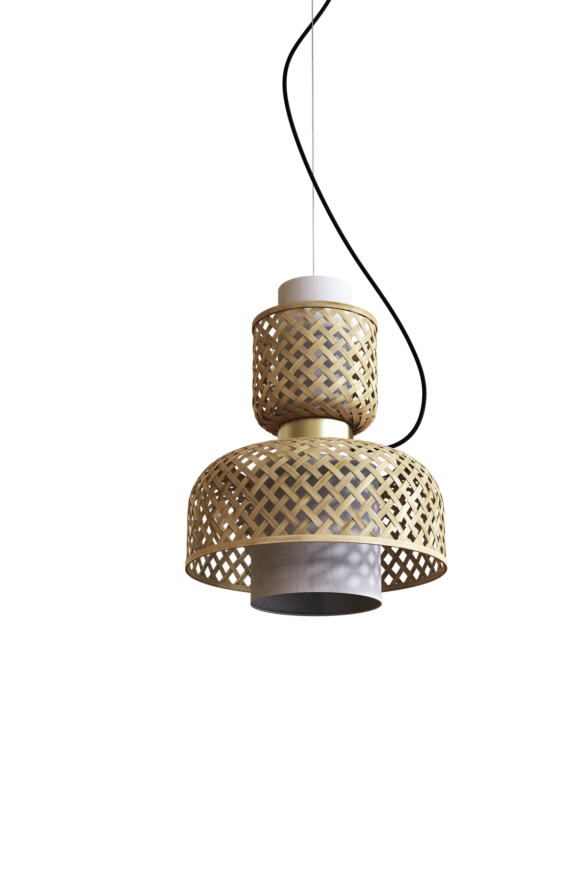 Mianzi Metamorphosis Pendant Bamboo Natural Lamp H-015DA