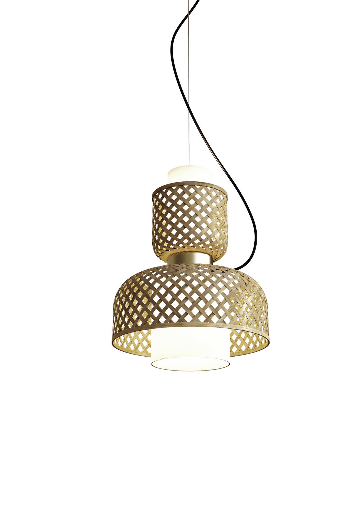 Mianzi Metamorphosis Pendant Bamboo Natural Lamp H-015DA