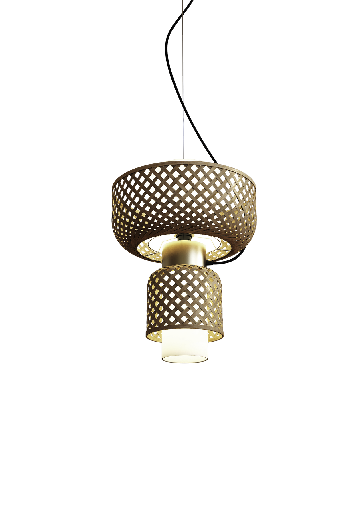 Mianzi Metamorphosis Pendant Bamboo Natural Lamp H-006AD
