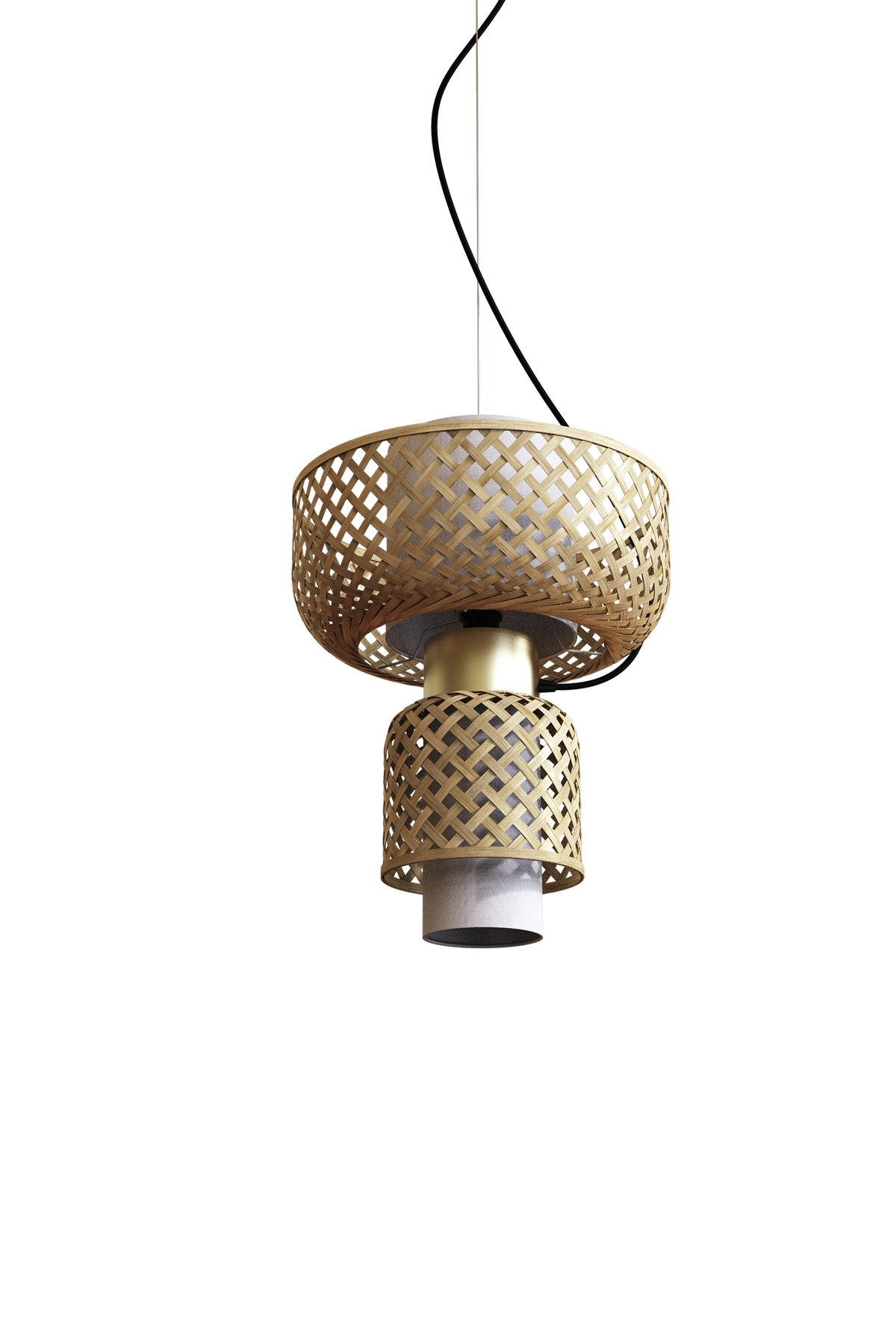 Mianzi Metamorphosis Pendant Bamboo Natural Lamp H-006AD