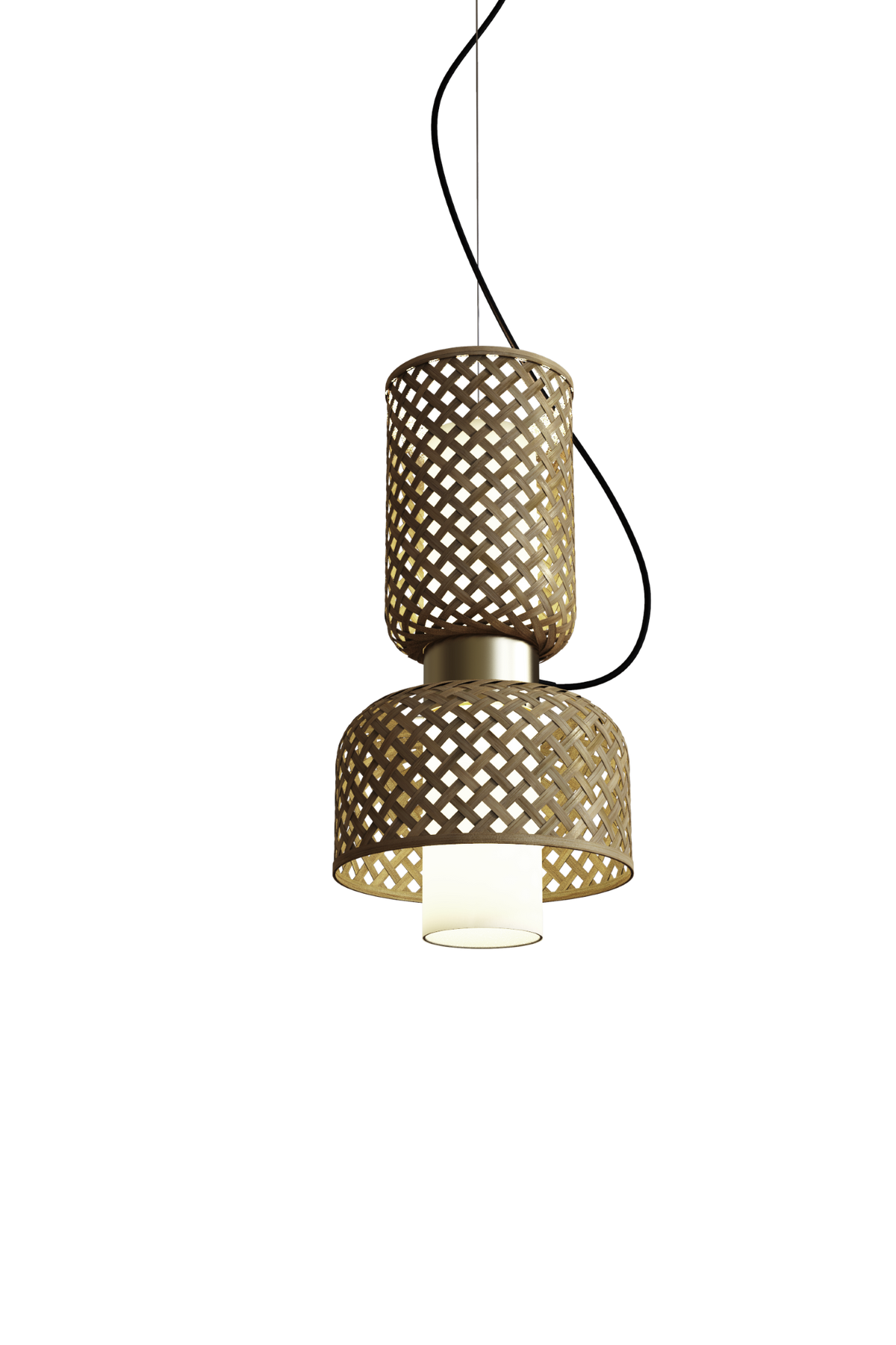 Mianzi Metamorphosis Pendant Bamboo Natural Lamp H-012CB