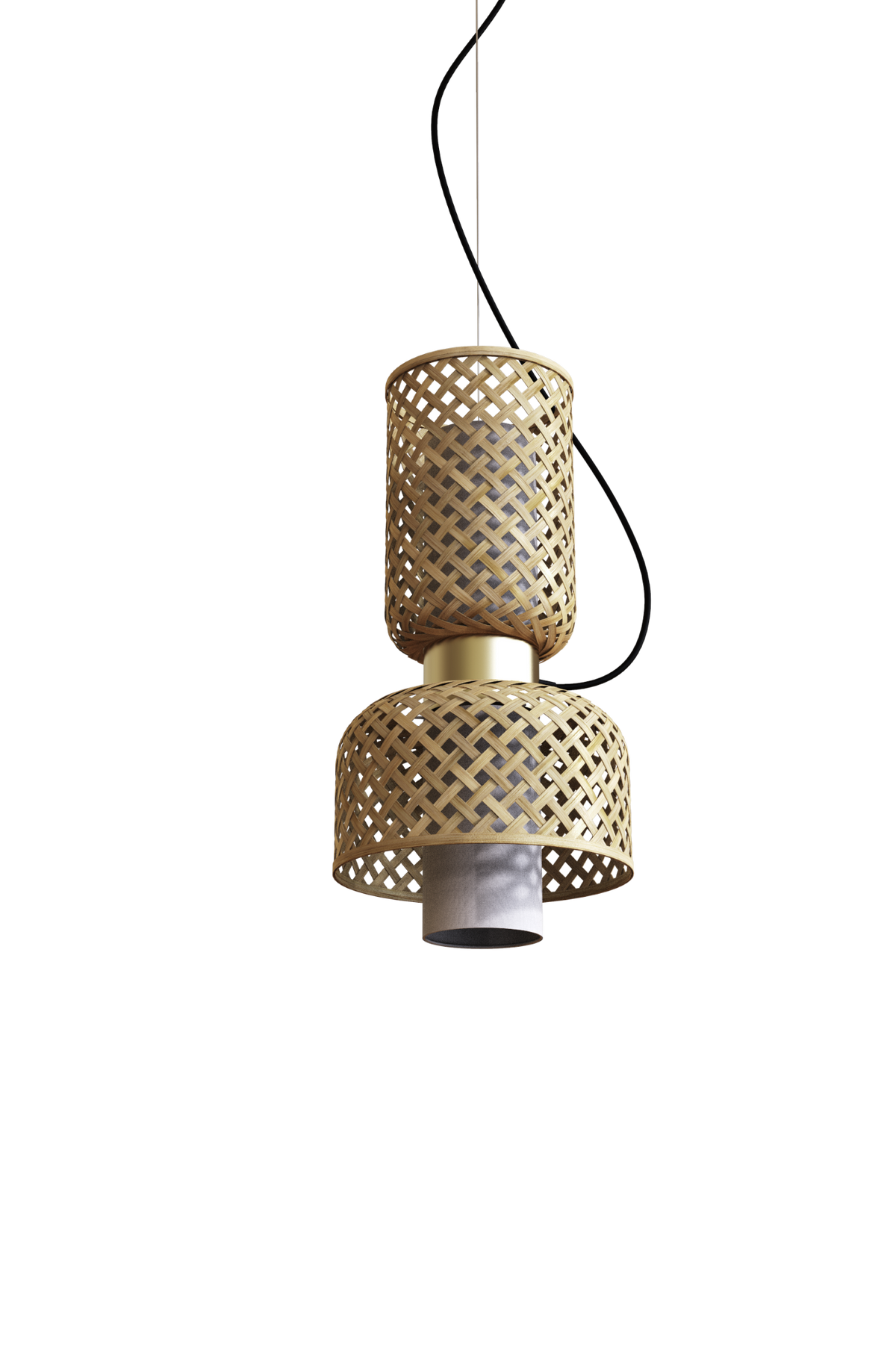 Mianzi Metamorphosis Pendant Bamboo Natural Lamp H-012CB