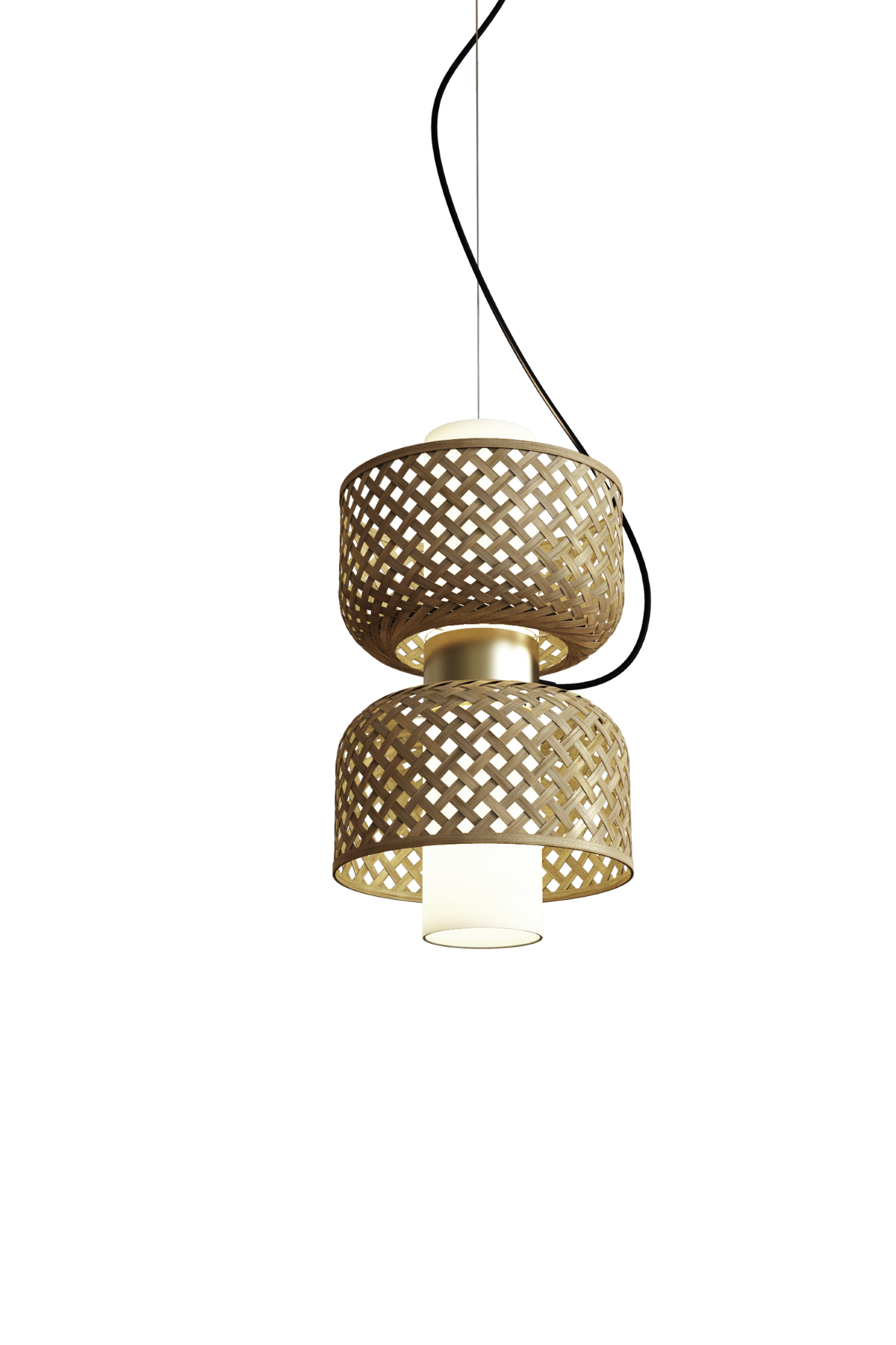 Mianzi Metamorphosis Pendant Bamboo Natural Lamp H-008BB