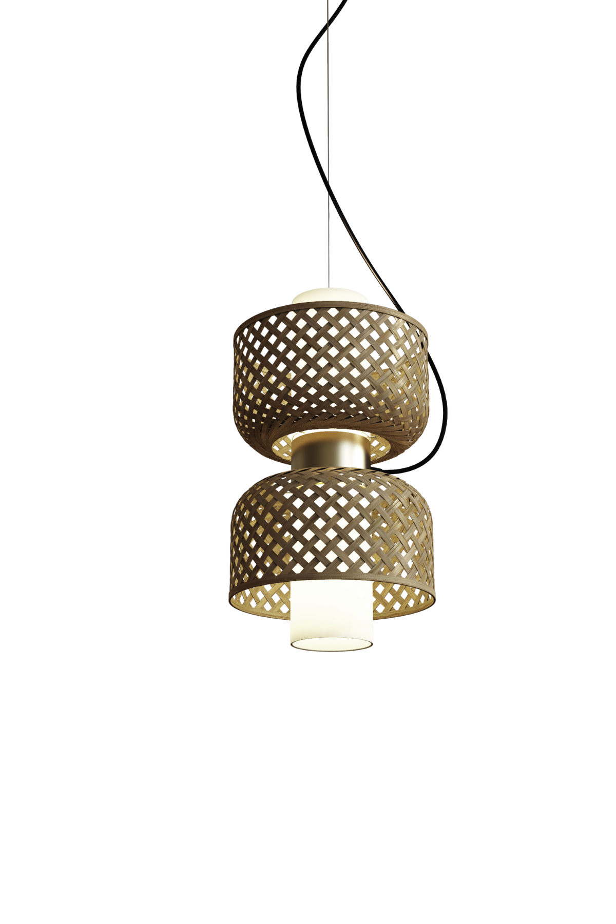 Mianzi Metamorphosis Pendant Bamboo Natural Lamp H-008BB