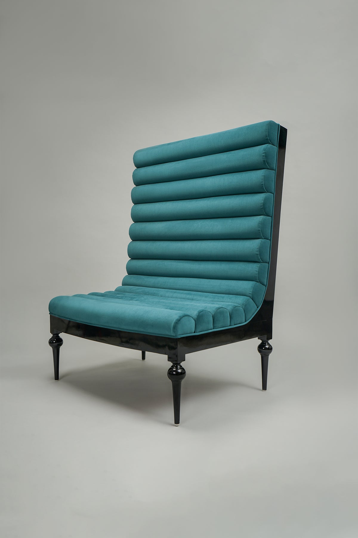 Big Wooden Green Chair