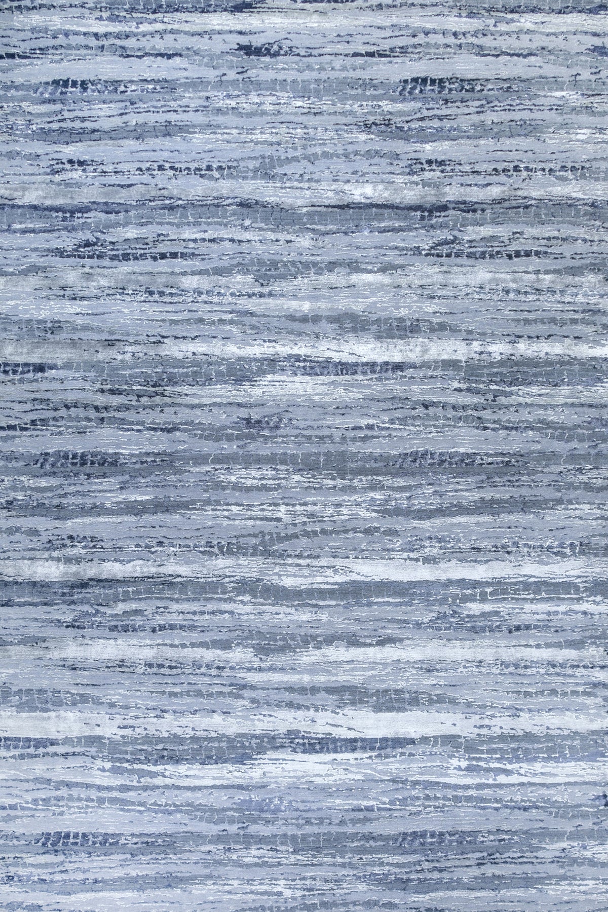 Jaipur Rugs Soft Abstract 5'6X8 Feet Rug| Chicory & Skyline Blue Hand Knotted Rug Carpet For Living Room