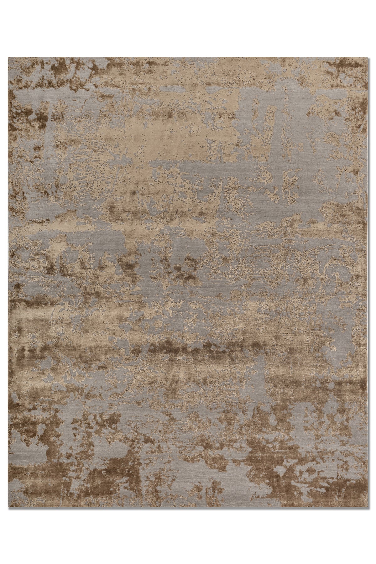 Jaipur Rugs Soft Abstract 6'6X9'10 Feet Rug| Ashwood & Honey Hand Knotted Rug Carpet For Living Room
