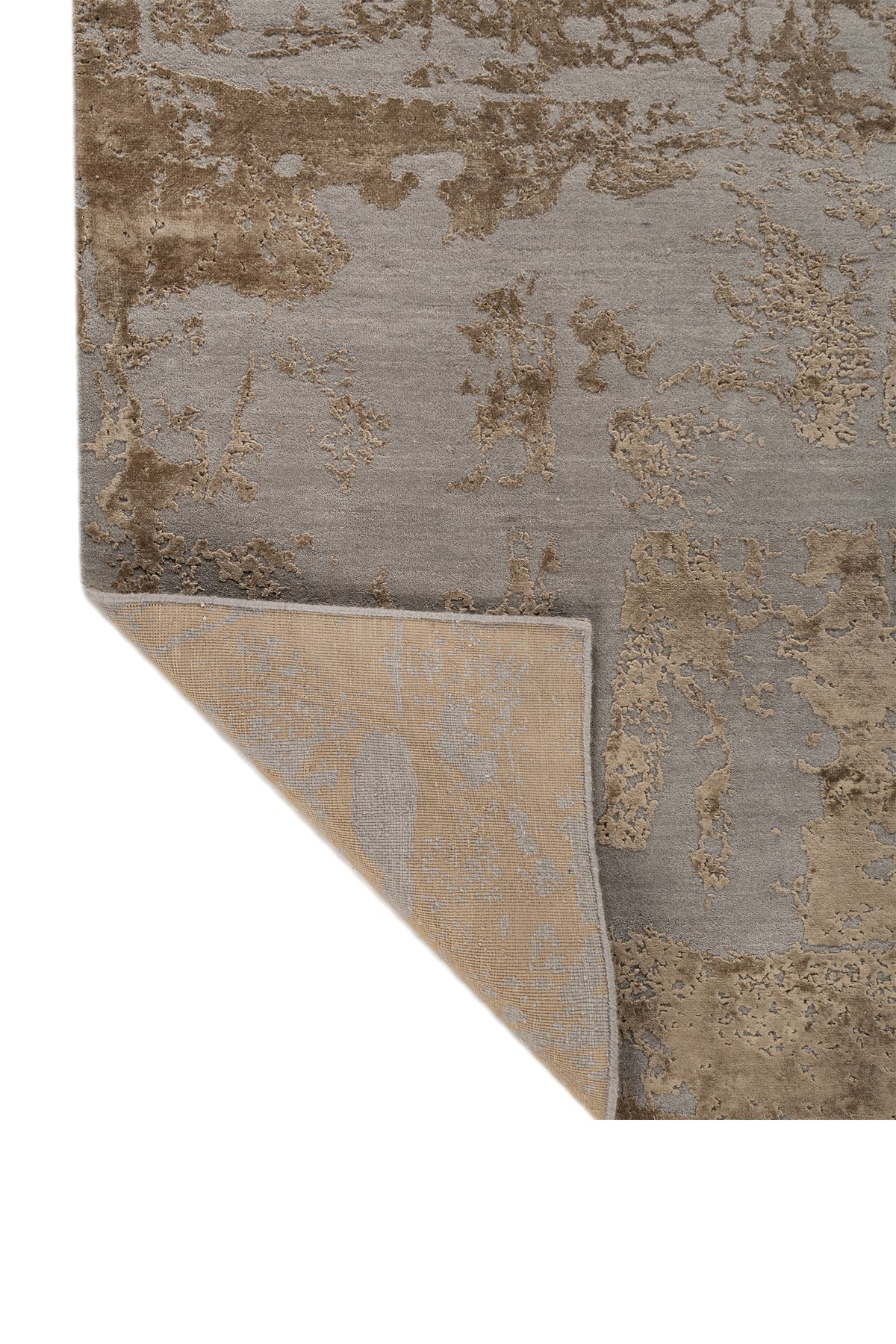 Jaipur Rugs Soft Abstract 6'6X9'10 Feet Rug| Ashwood & Honey Hand Knotted Rug Carpet For Living Room