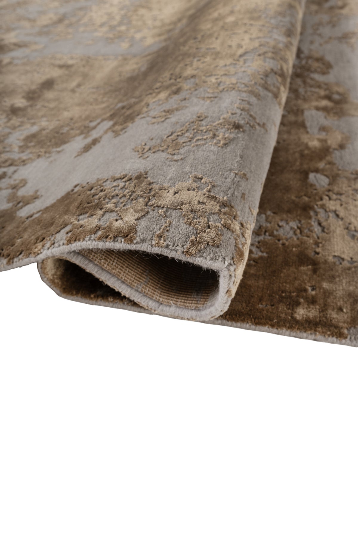 Jaipur Rugs Soft Abstract 4X6 Feet Rug| Ashwood & Honey Hand Knotted Rug Carpet For Living Room