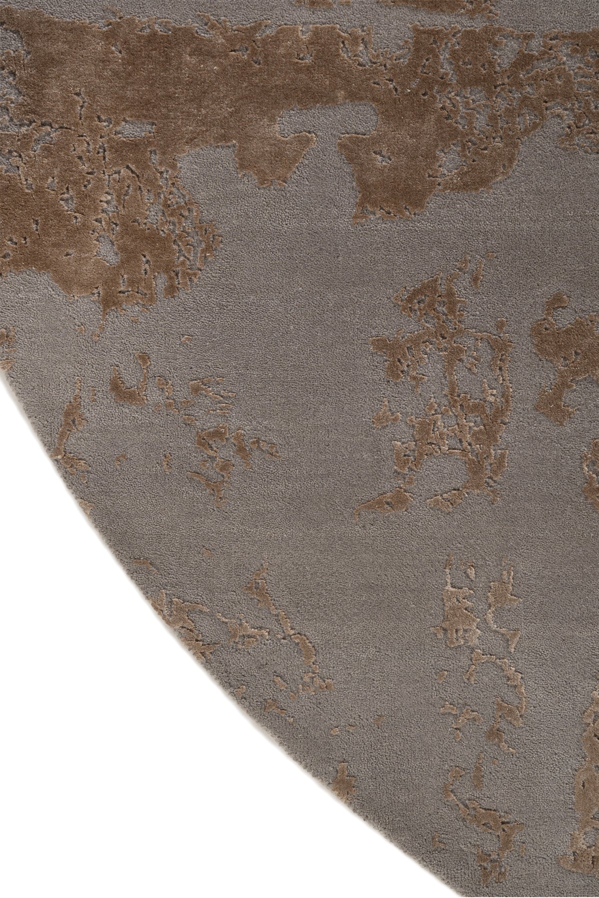 Jaipur Rugs Soft Abstract 6X6 Feet Rug| Ashwood & Honey Hand Knotted Rug Carpet For Living Room