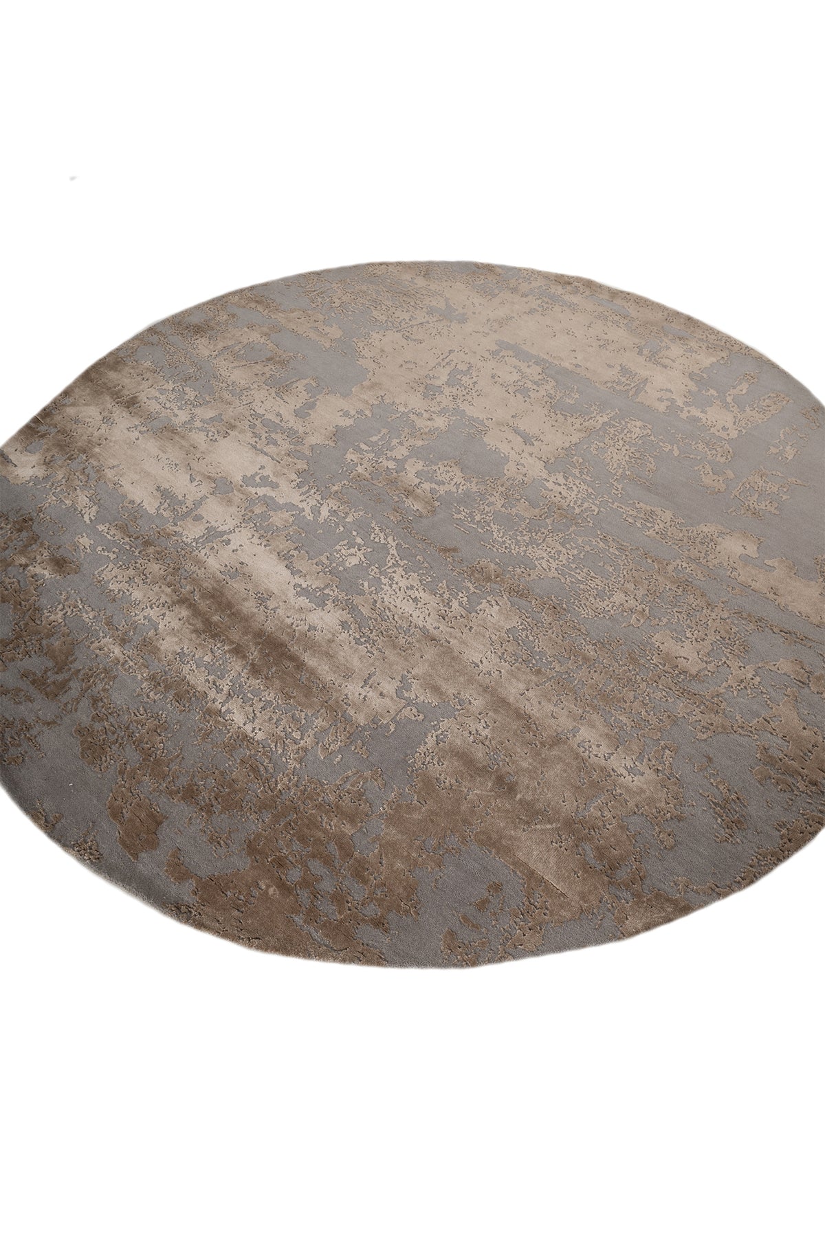 Jaipur Rugs Soft Abstract 6X6 Feet Rug| Ashwood & Honey Hand Knotted Rug Carpet For Living Room